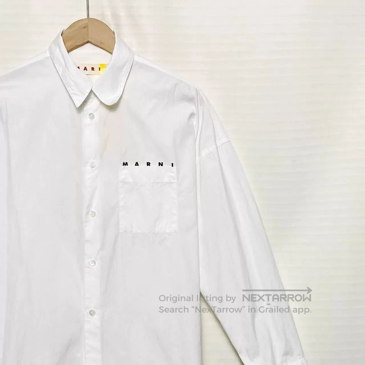 WE11DONE Welldone Embossed Logo White Shirt. Size US M / EU 48-50 / 2 - 3 Thumbnail