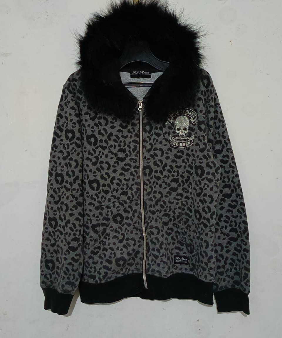 If Six Was Nine Roen Fur Hoodie Black Leopards Ifsixwasnine And Lgb Style Grailed 8883