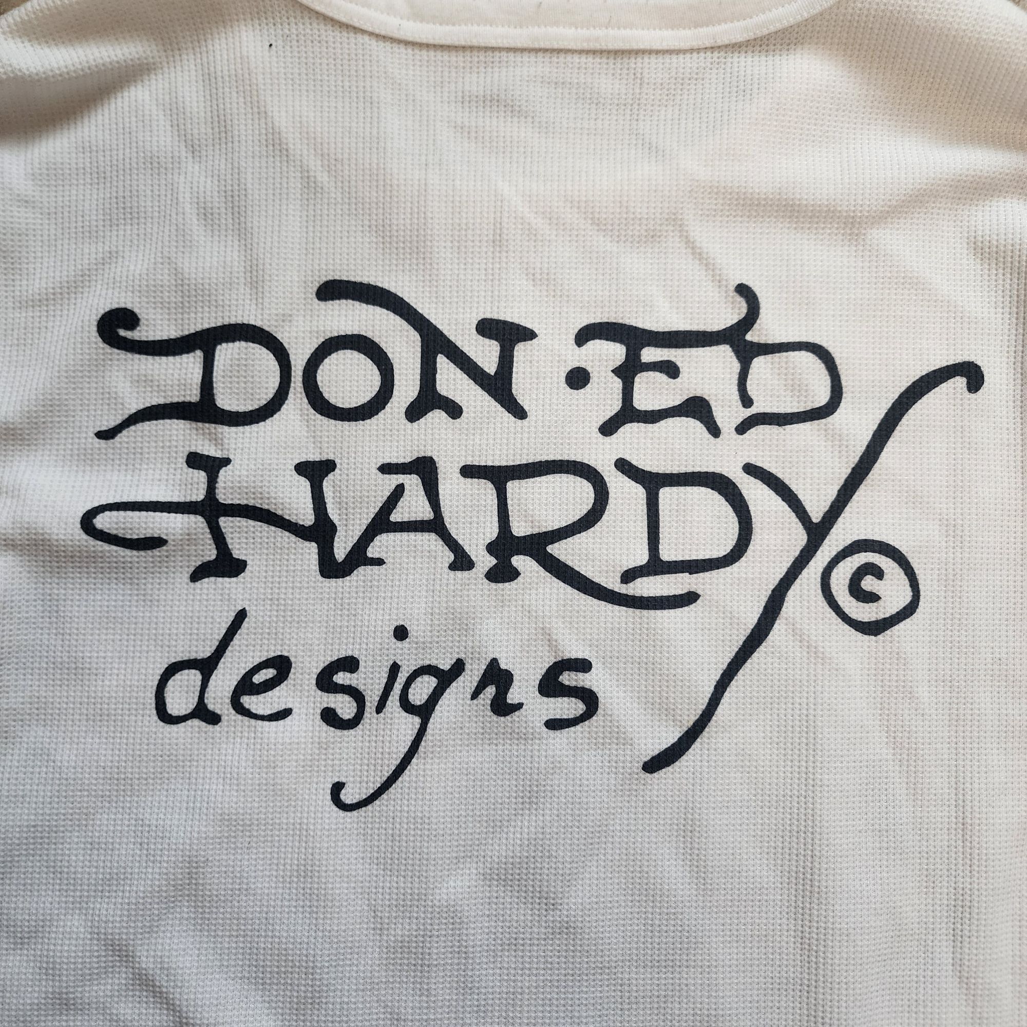 Ed Hardy Ed Hardy White Long Sleeve Thermal Graphic t-shirt Size US M / EU 48-50 / 2 - 4 Thumbnail