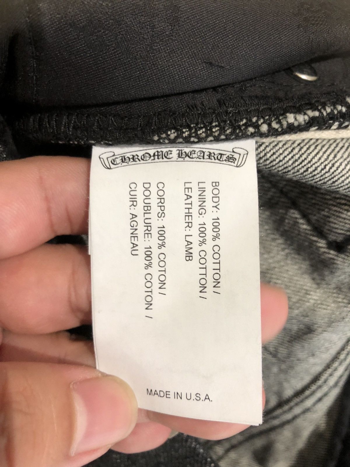 Chrome Hearts Chrome Hearts Black Double Knee Star Patches Denim Size US 34 / EU 50 - 14 Thumbnail