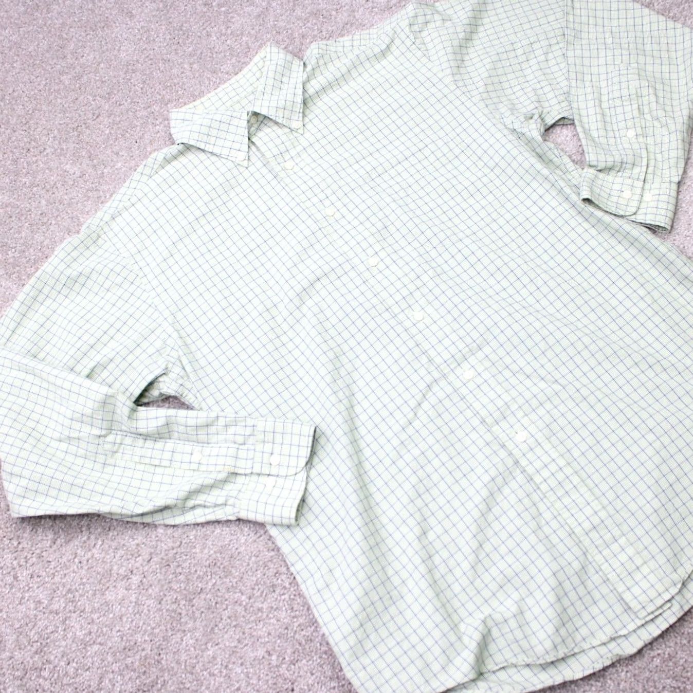 Brooks Brothers Brooks Brothers 346 Shirt Mens 16, 34/35 Green 100% Cotton Long Sleeve Button Down Collar, Regular Fit, Plaid, Dress Shirt, Club, Preppy Mens Shirt Size US L / EU 52-54 / 3 - 7 Thumbnail