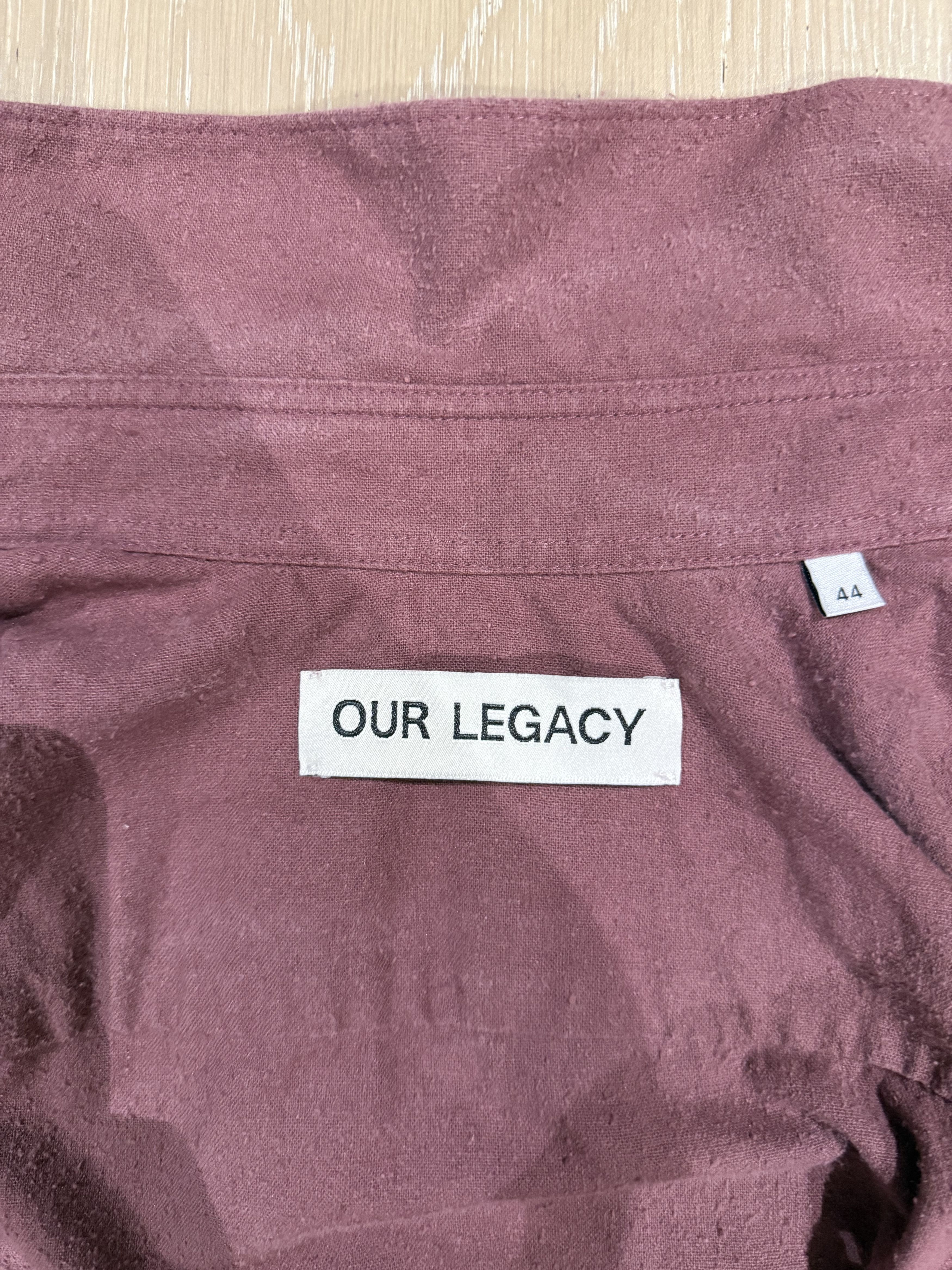 Our Legacy 💚 2022 Our Legacy Silk Noil Classic Shirt Hawthorn Size 44 Size US S / EU 44-46 / 1 - 13 Thumbnail