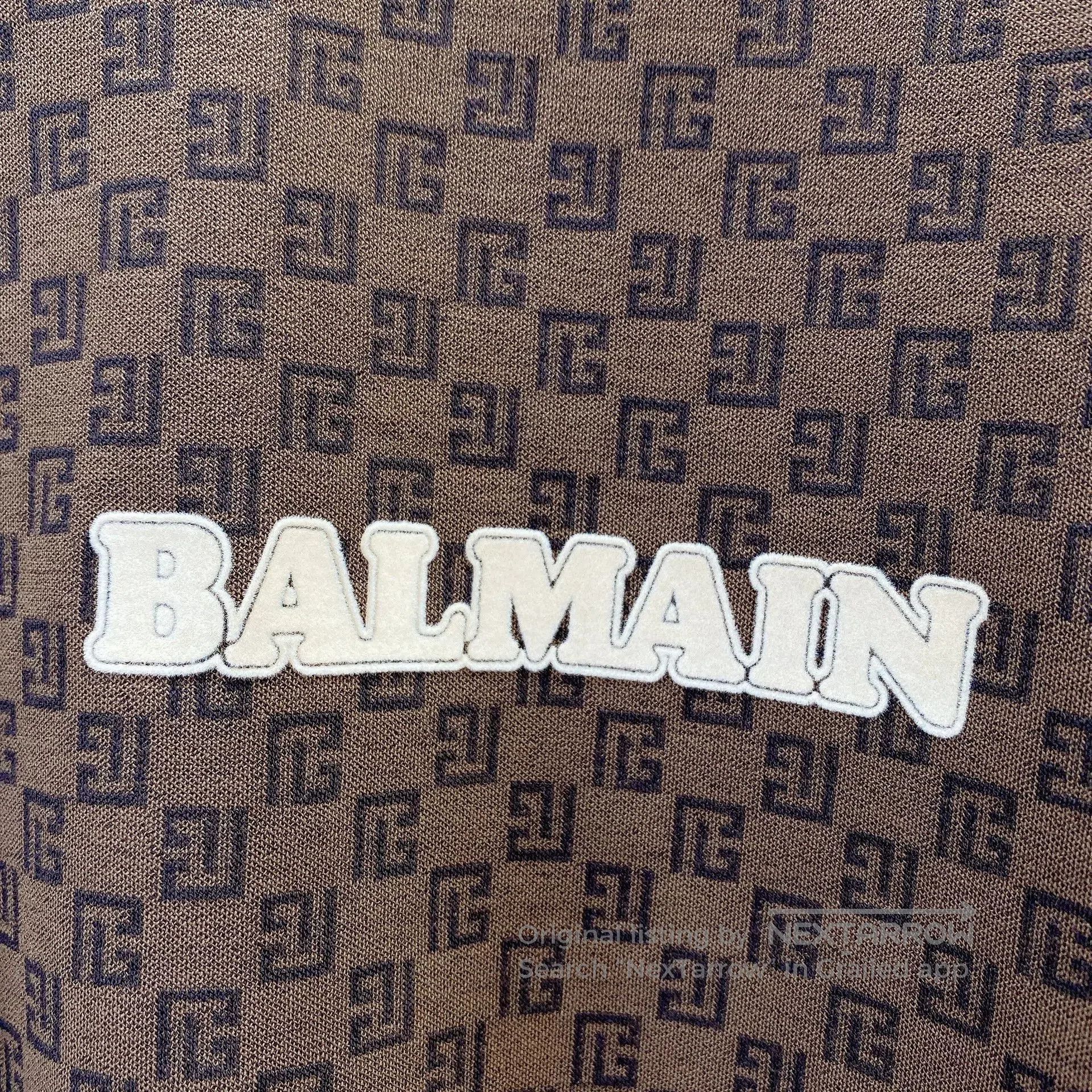 Balmain balmain cropped top with logo detail. Size US M / EU 48-50 / 2 - 6 Thumbnail