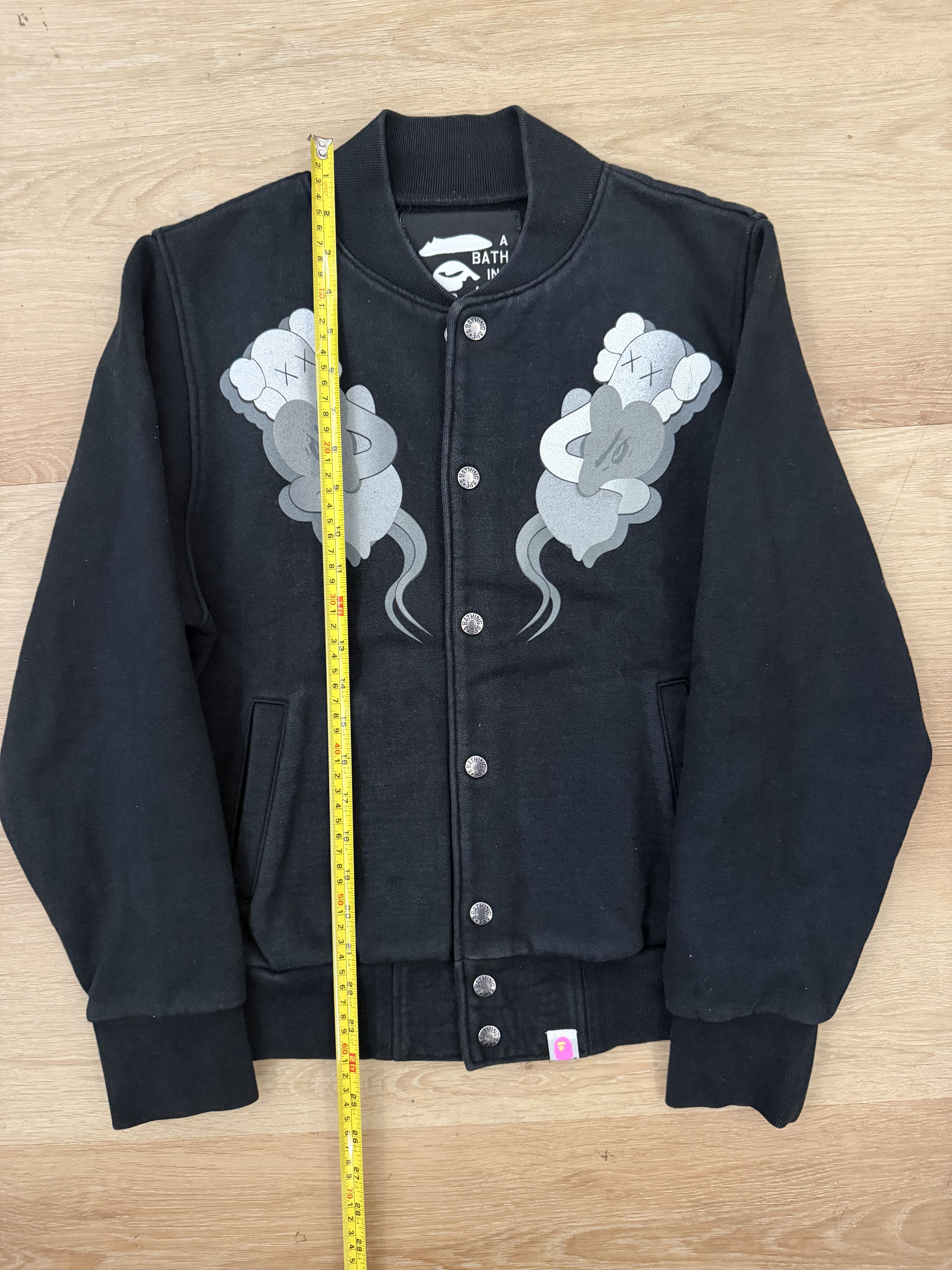 Bape × Kaws Bape 2007x Kaws Bendy Varsity Jacket Size M / US 6-8 / IT 42-44 - 5 Thumbnail