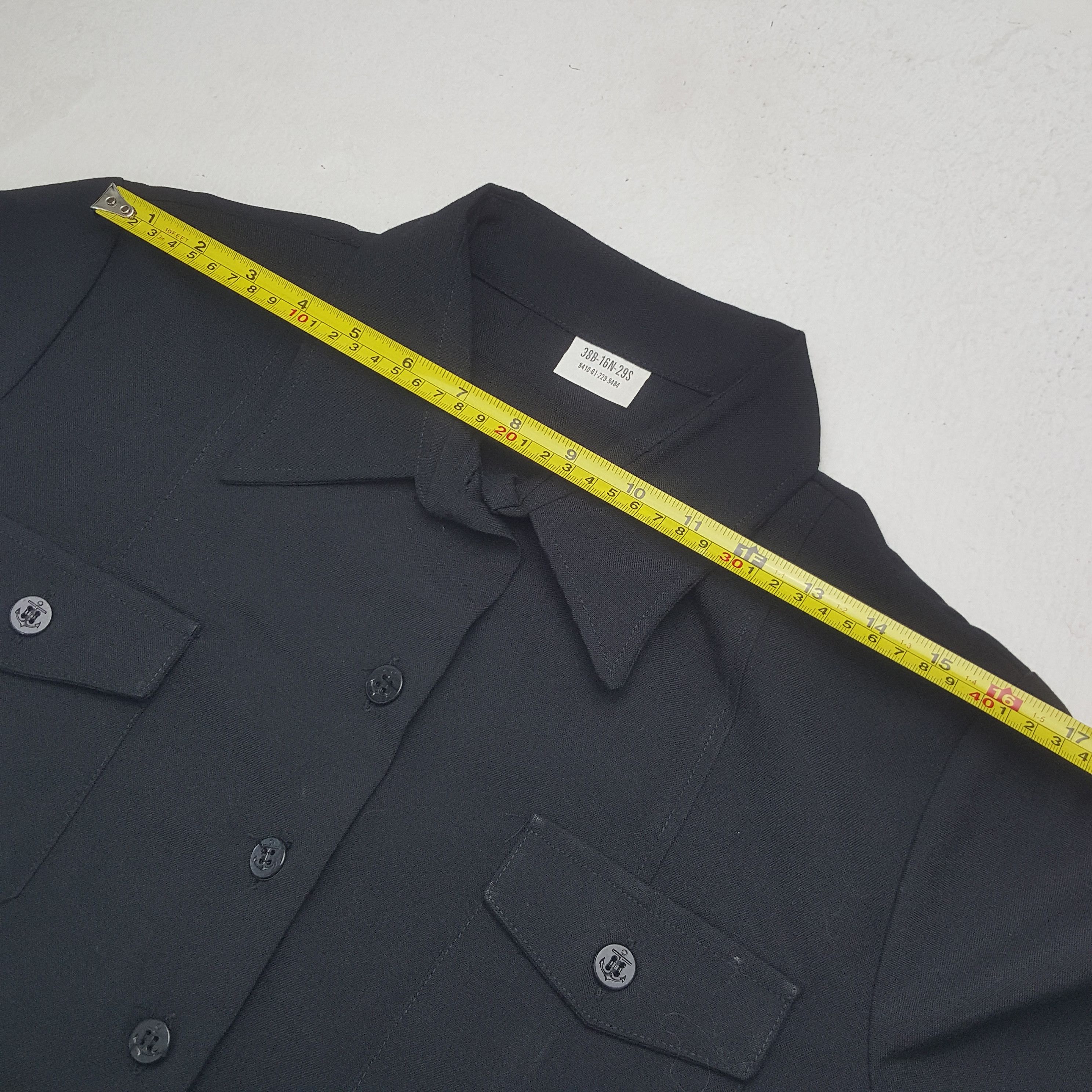 Japanese Brand Vintage Japanese Plain Black Button Up Shirt Size L / US 10 / IT 46 - 5 Thumbnail