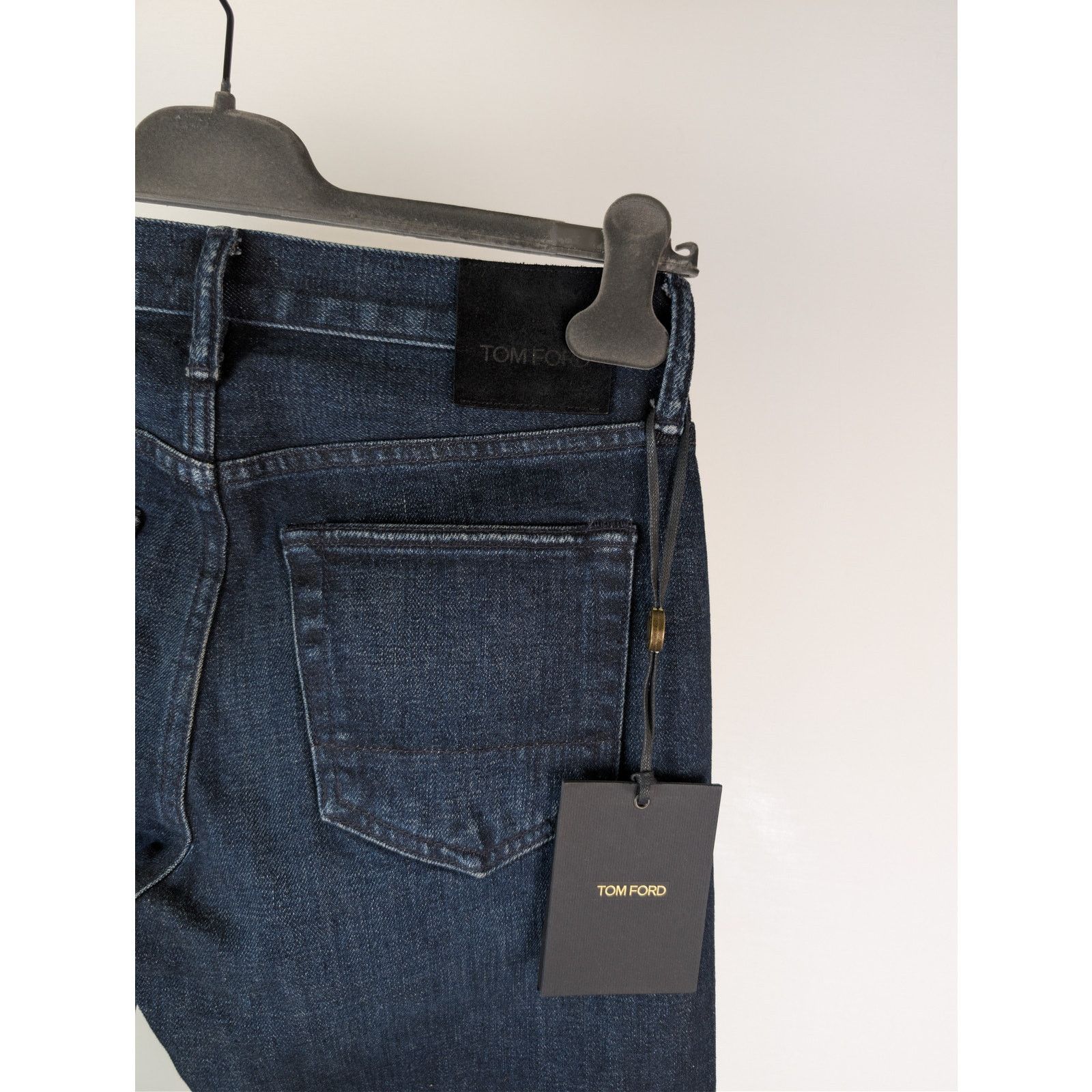 Tom Ford o1rshd1 Slim Fit Denim Jeans in Navy Blue Size US 30 / EU 46 - 14 Thumbnail