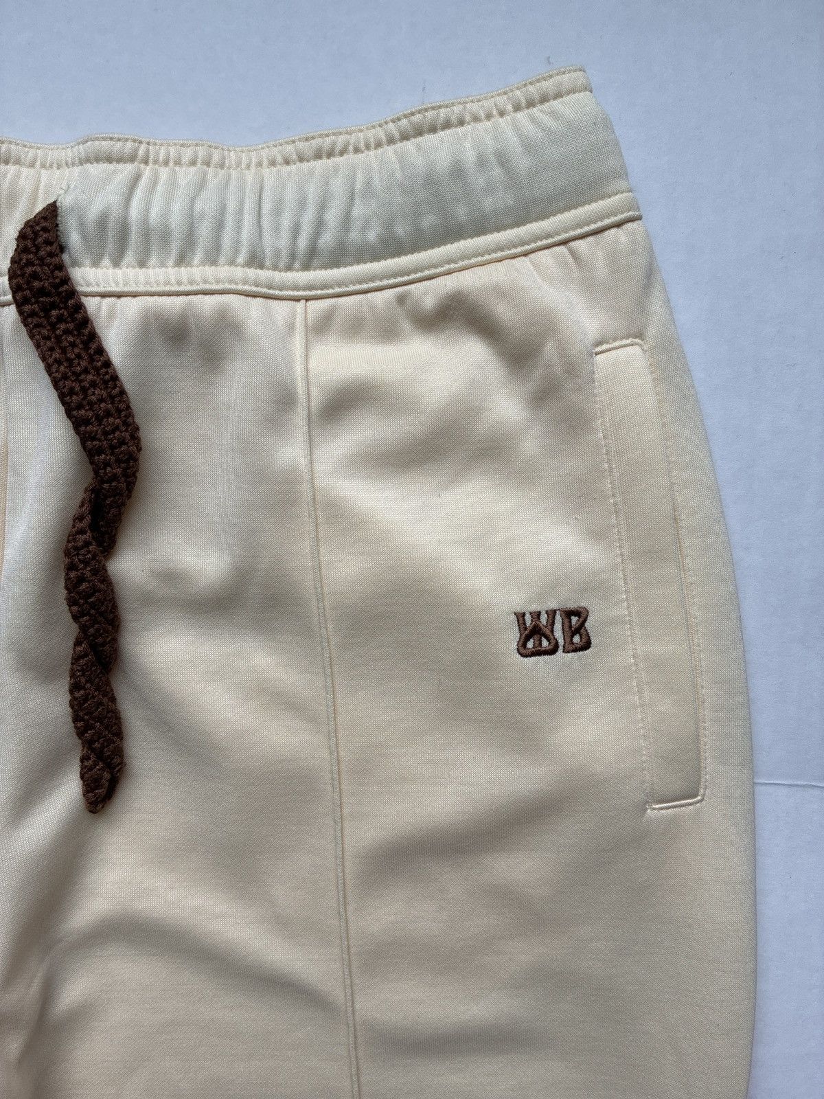 Wales Bonner Wales Bonner Percussion Track Pants Pale Yellow Size US 32 / EU 48 - 7 Thumbnail