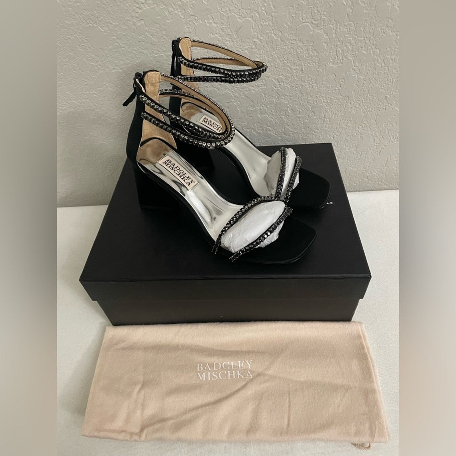 Badgley Mischka Badgley Mischka Lillie Heeled Sandal Women’s 5.5 Size US 5.5 / IT 35.5 - 1 Thumbnail