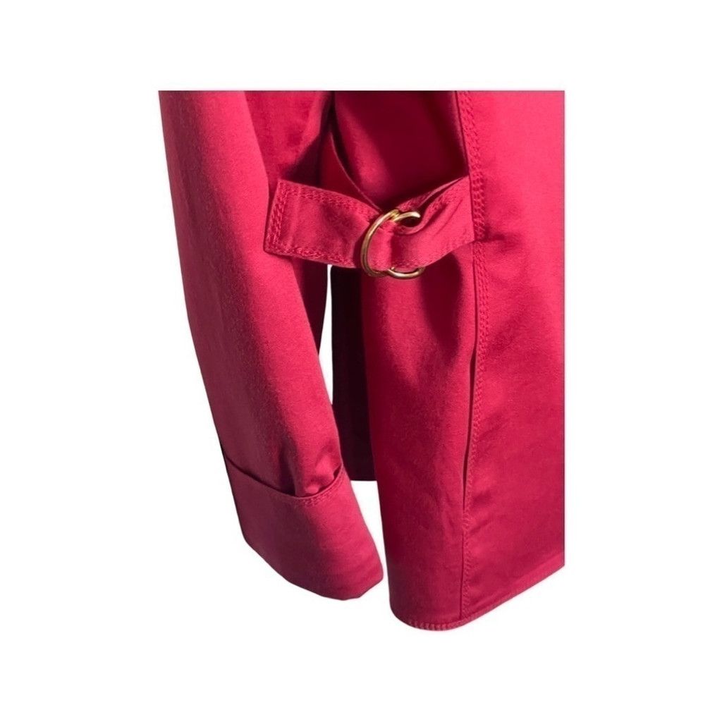 Anne Klein Anne KLEIN Red Jacket w/ Gold Ring Belt Accent. Size M / US 6-8 / IT 42-44 - 9 Thumbnail