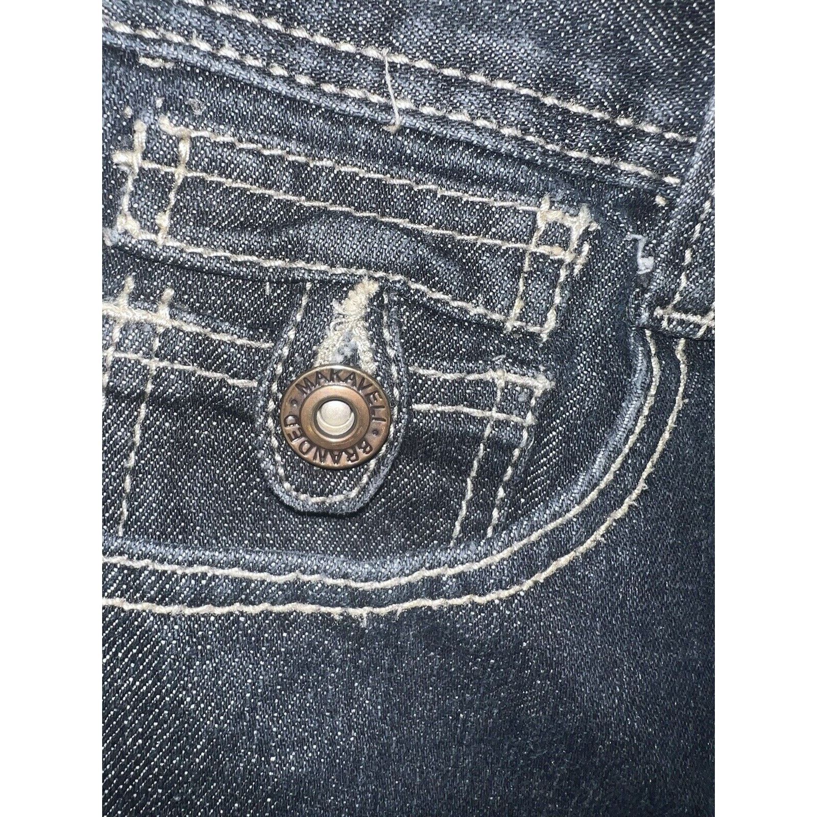 Makaveli Makaveli Vintage Jeans Men’s 30x32 Blue 2PAC Pants Y2K Tan Size US 30 / EU 46 - 4 Thumbnail
