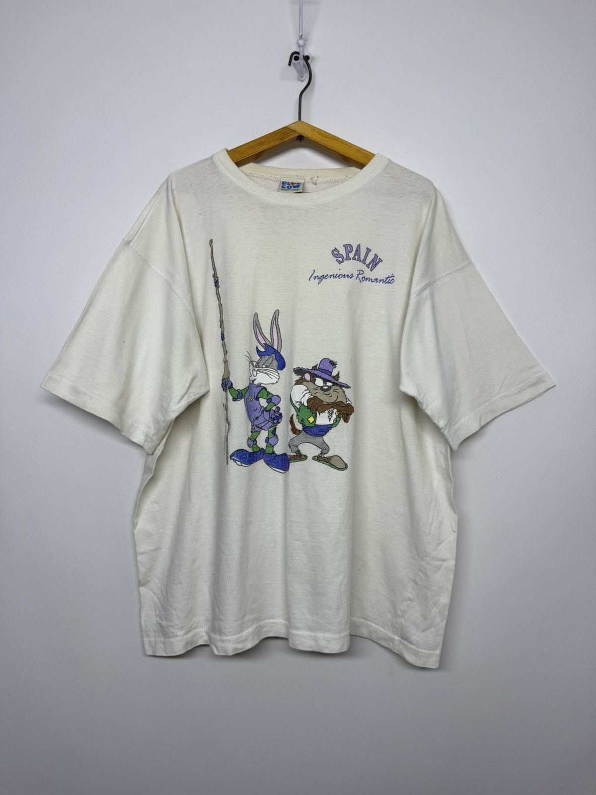 Disney Vintage 90s Looney tunes Orlando Magic t-shirt Size US XL / EU 56 / 4 - 4 Thumbnail