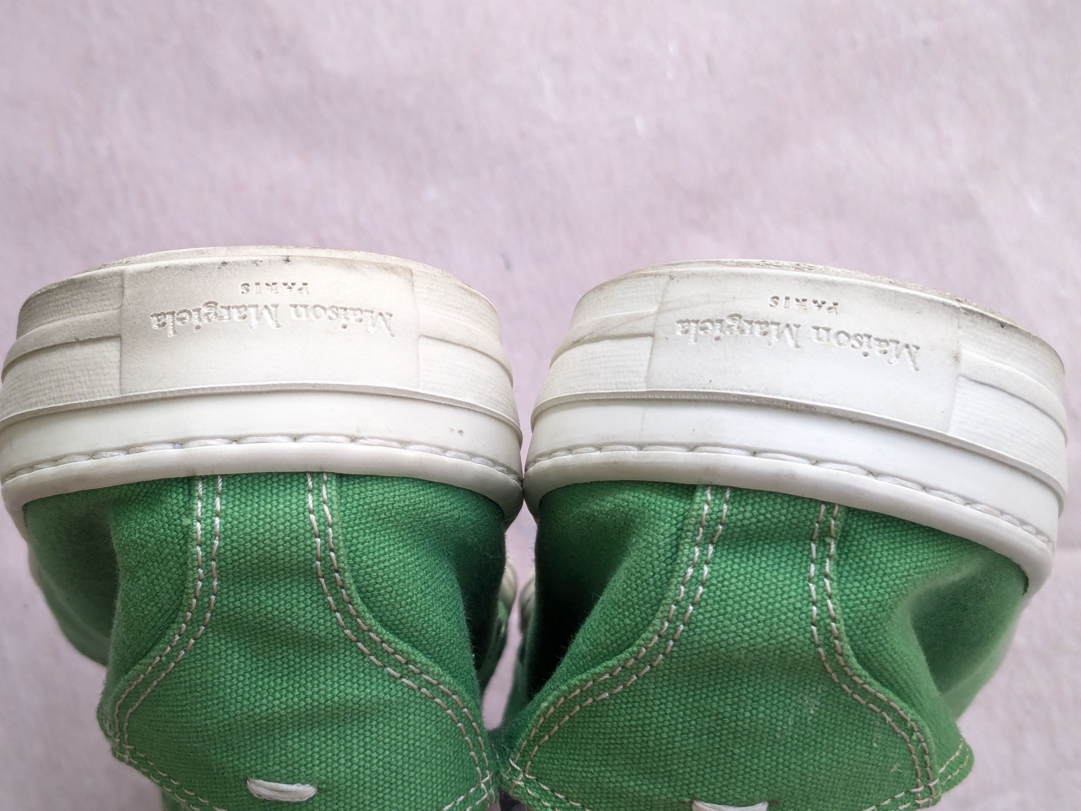 Maison Margiela Maison Margiela Stereotype Sneakers 11 44 Green White Canvas Size US 11 / EU 44 - 13 Thumbnail