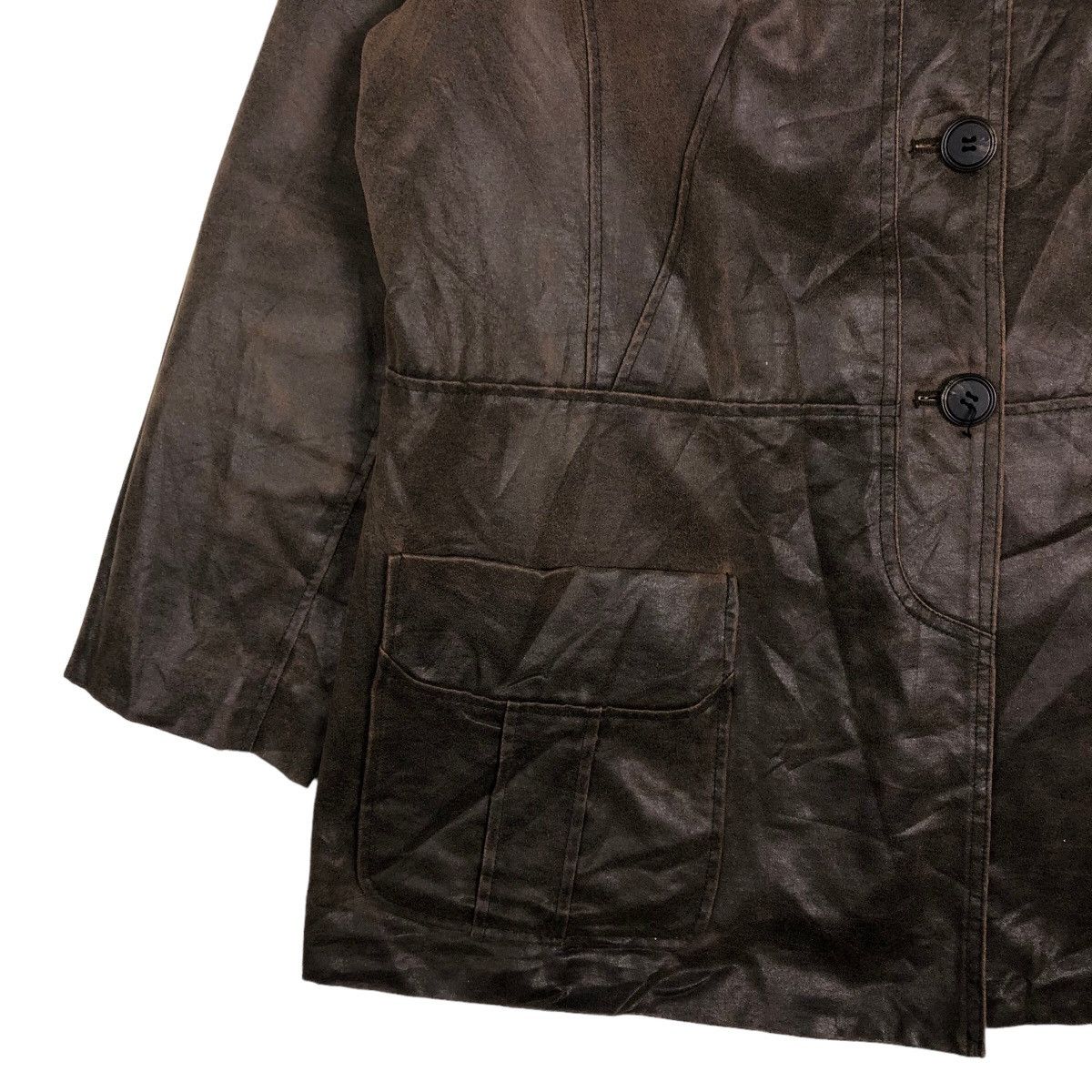 Hysteric Glamour 🔥Vintage Leather Jacket Biker Candy House Japan Rare Design Size US M / EU 48-50 / 2 - 4 Thumbnail