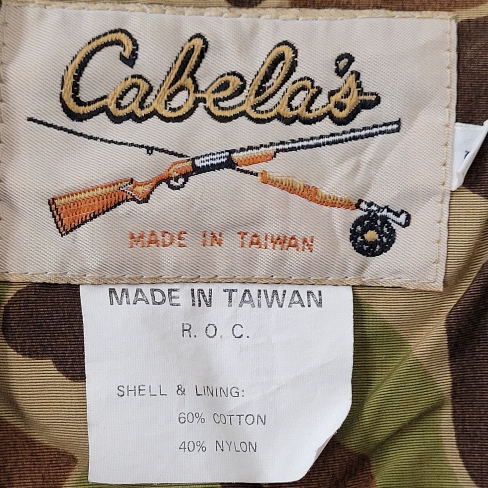 Vintage Vintage 90s Cabelas Camo Jacket Small 21x26 Duck Hunter USA Size US S / EU 44-46 / 1 - 7 Thumbnail