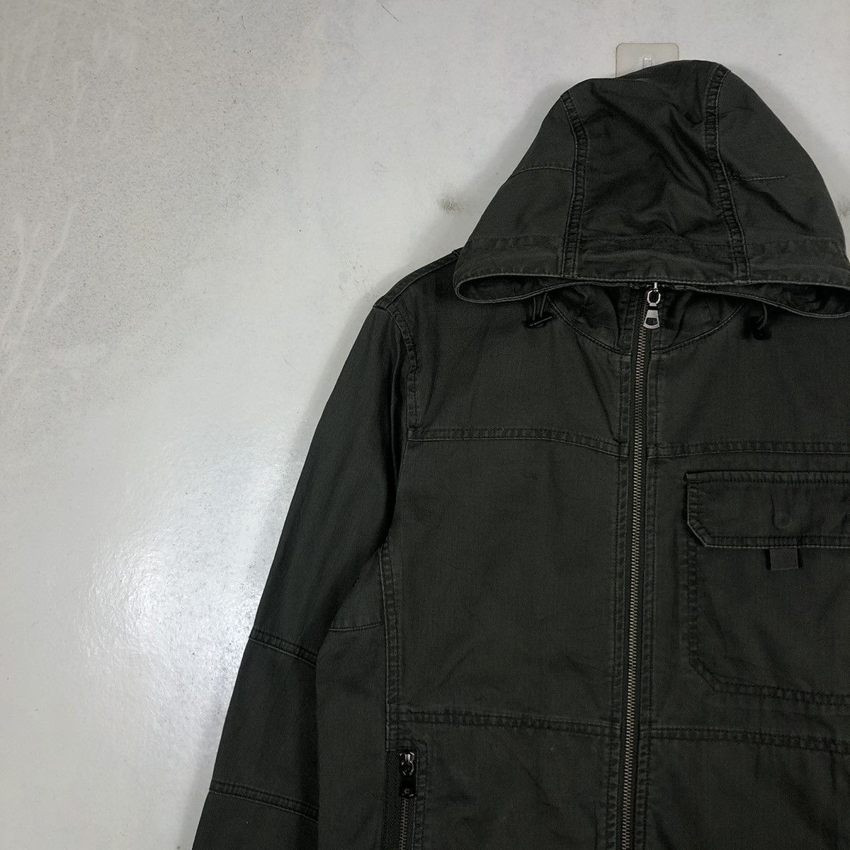 Japanese Brand 📌VINTAGE BIKER JACKET CHORE MILITARY UNIQLO ISSEY MIYAKE Size US M / EU 48-50 / 2 - 9 Thumbnail