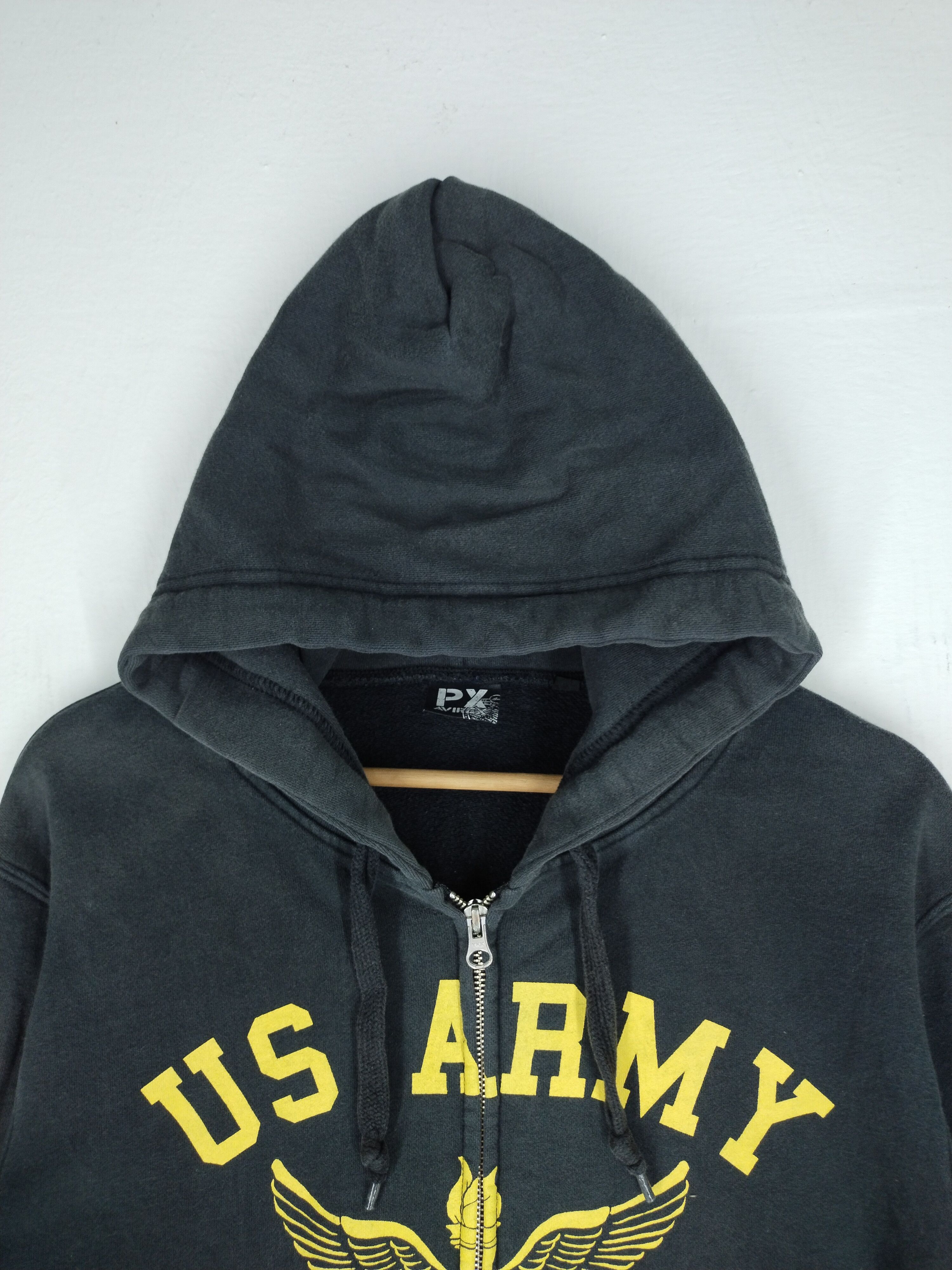 Avirex × Vintage Vintage Avirex PX US Army Zipper Hoodie Sweatshirt Size US M / EU 48-50 / 2 - 5 Thumbnail