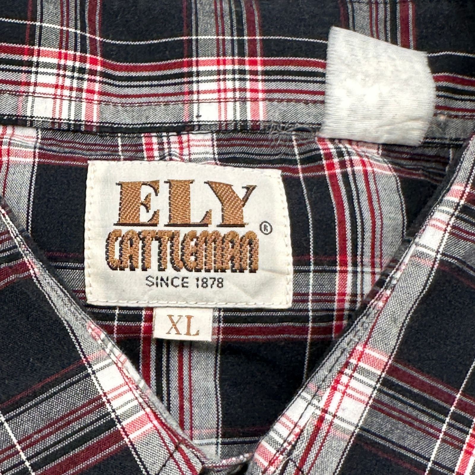 Other Vintage Ely Cattleman Pearl Snap Button Up Shirt Men XL Size US XL / EU 56 / 4 - 2 Thumbnail