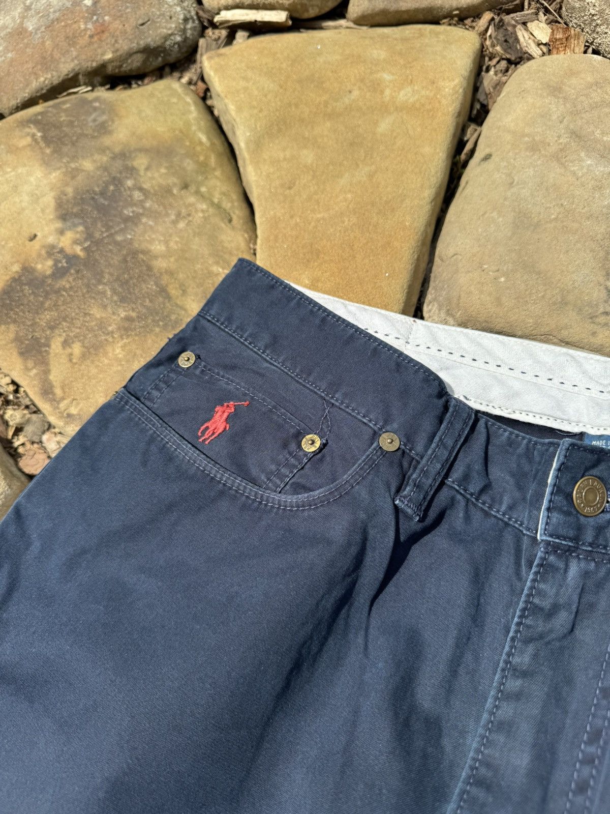 Vintage Vintage Polo Ralph Lauren Luxury Chino Pants Size US 34 / EU 50 - 5 Thumbnail