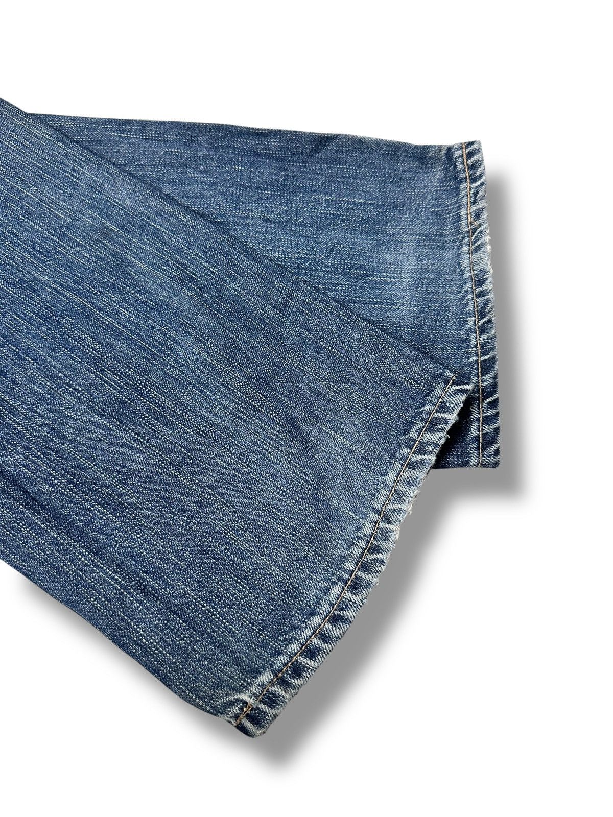 Edwin Vintage Insane Edwin 505z Orange Tab Selvedge Straight Jeans Size US 30 / EU 46 - 17 Thumbnail