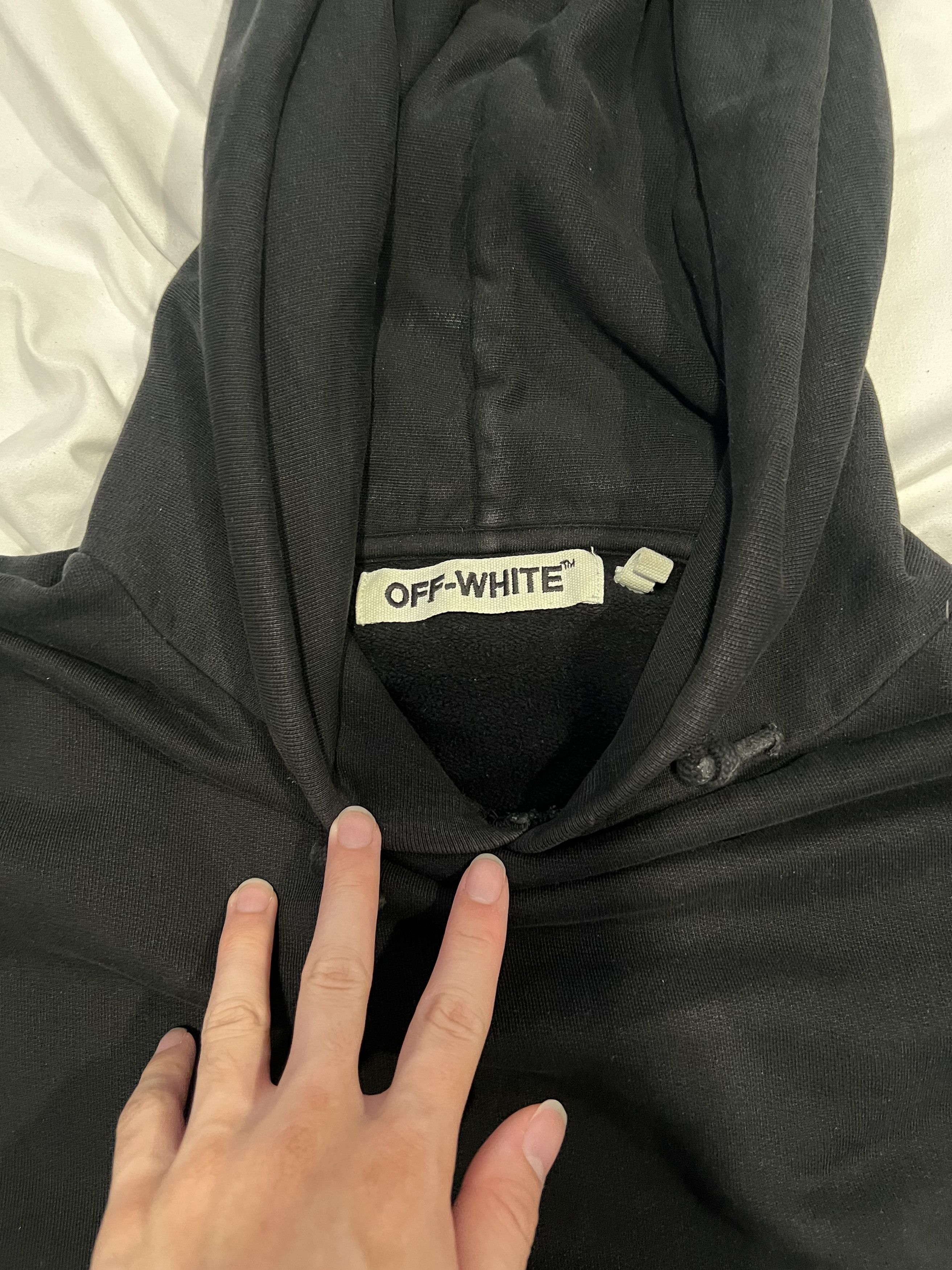 Off-White Off-White™ “Nebraska Cut Off” Diagonal Hoodie Size US S / EU 44-46 / 1 - 6 Thumbnail