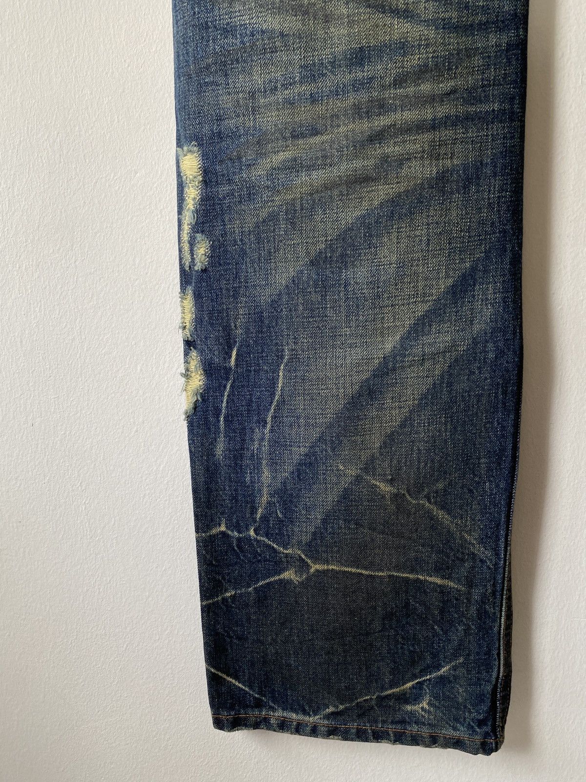 JACKROSE Japanese Brand Jack Rose Distressed Denim Size US 32 / EU 48 - 10 Thumbnail