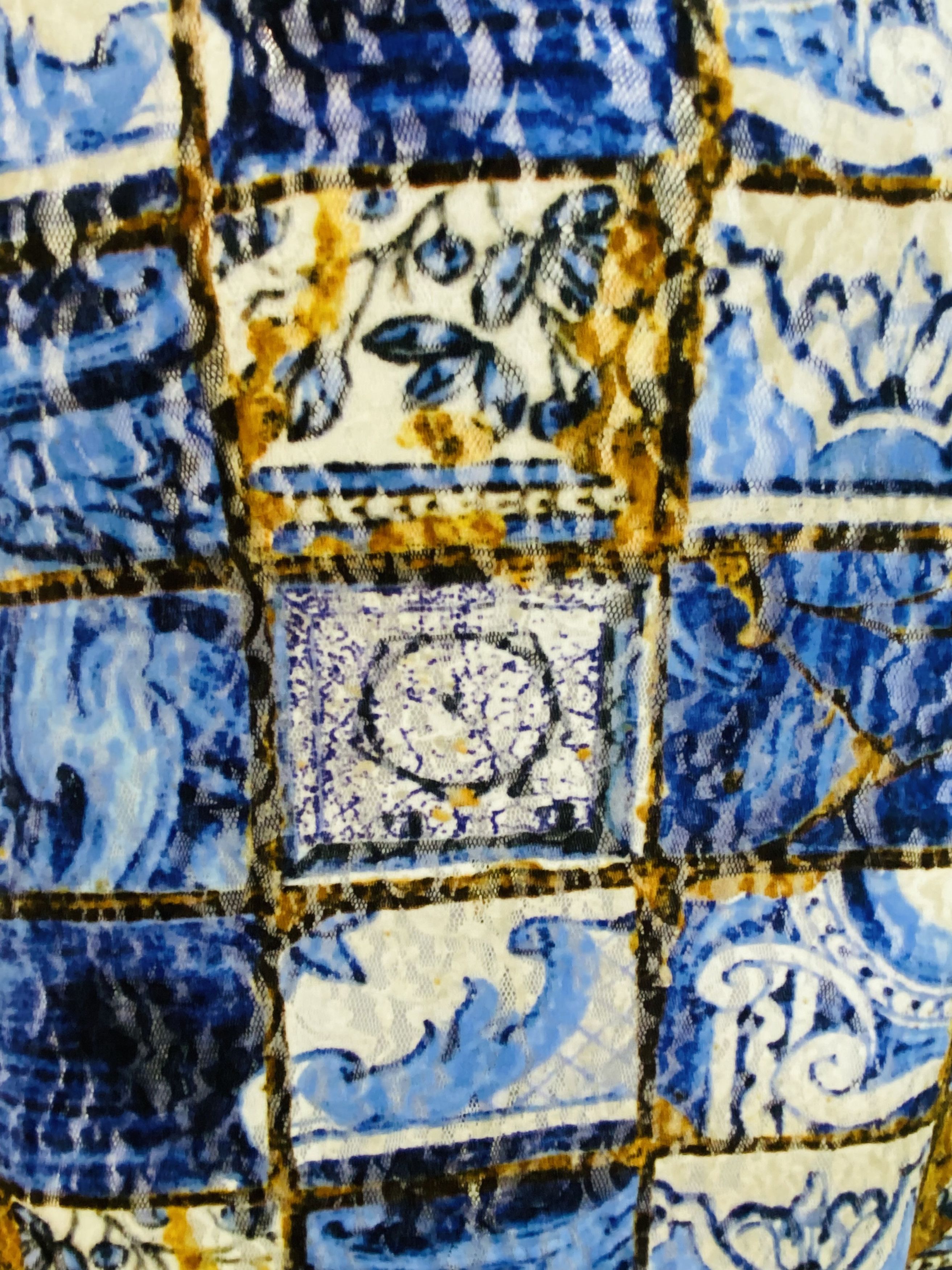Jean Paul Gaultier Jean Paul Gaultier Transparent Tile Maxi Colour Block Dress Size M / US 6-8 / IT 42-44 - 9 Thumbnail