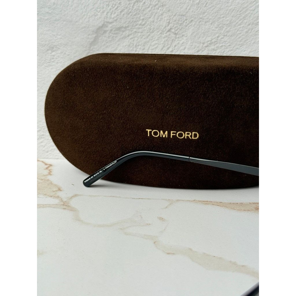 Tom Ford NEW Tom Ford FT5935-B Bluelight Frames in Gunmetal Titanium Size ONE SIZE - 6 Thumbnail