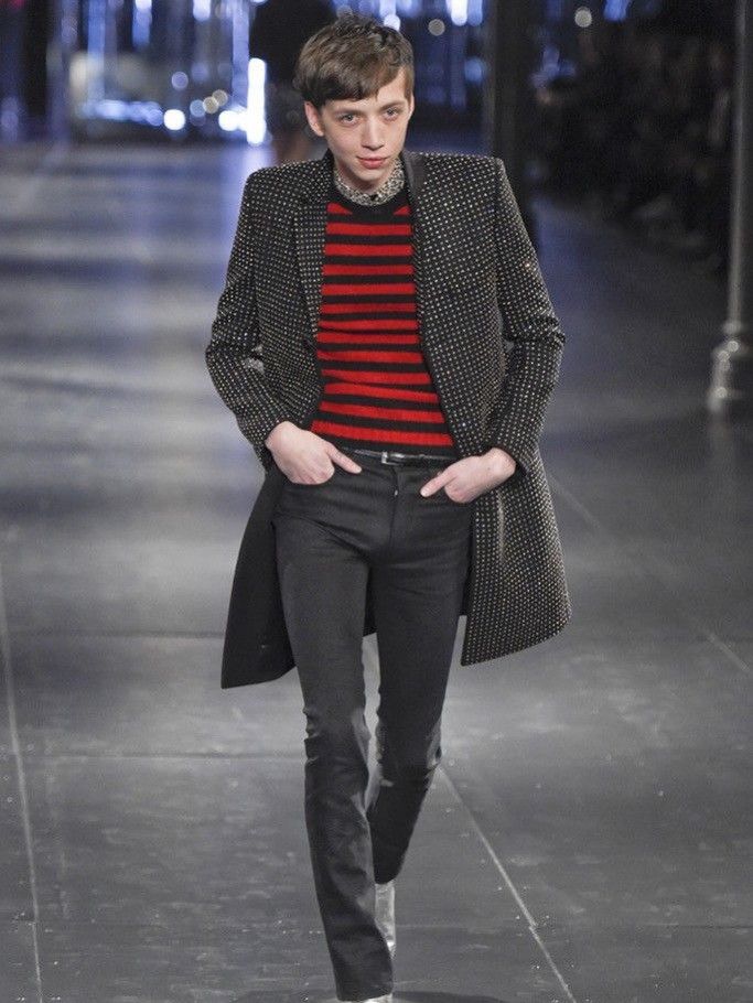 Saint Laurent Paris Saint Laurent 15FW Double Zip Stripe Knit Size US M / EU 48-50 / 2 - 1 Thumbnail