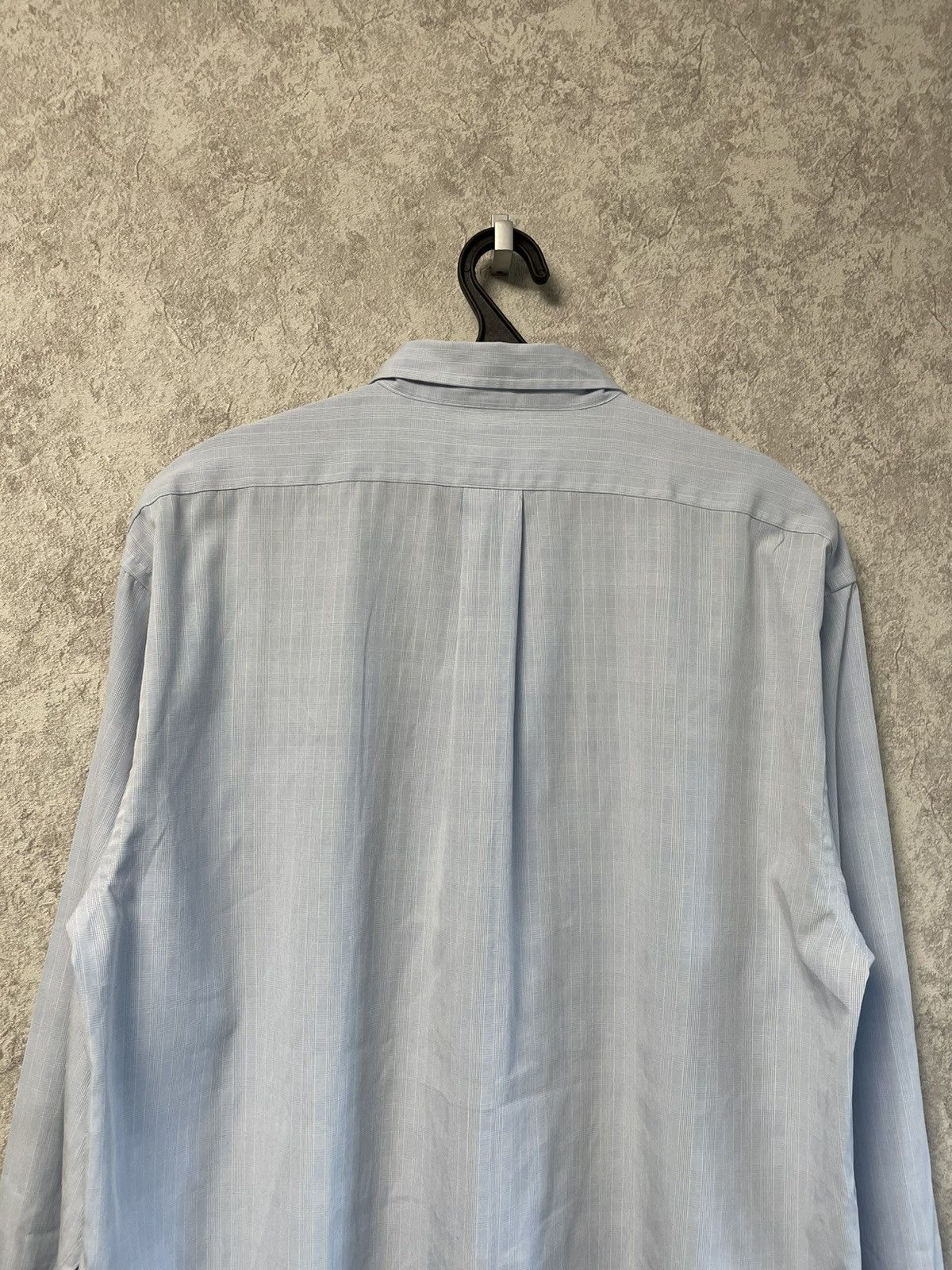 Yves Saint Laurent Vintage YSL Yves Saint Laurent Checkered Long Sleeve Shirt Size US L / EU 52-54 / 3 - 23 Thumbnail