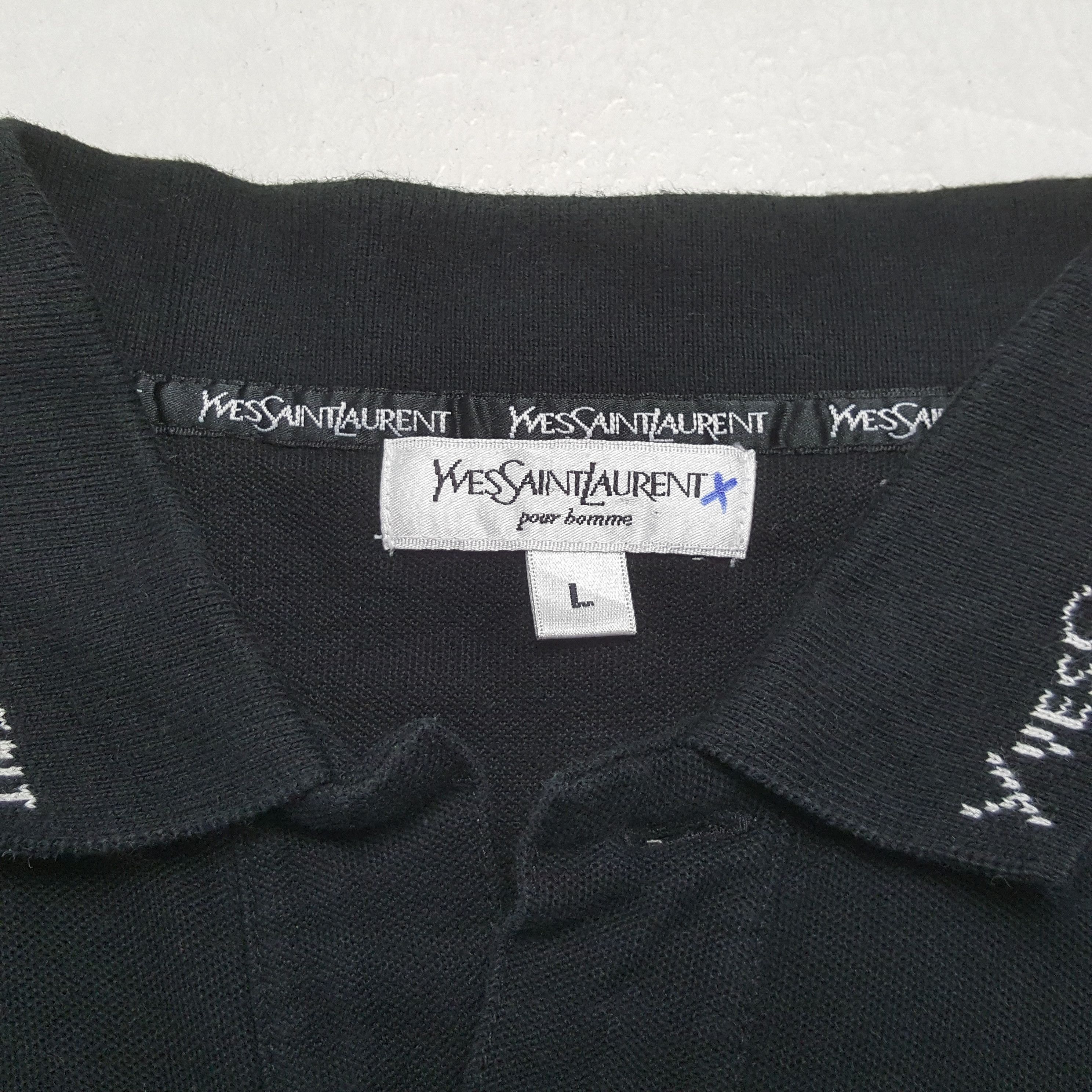 Yves Saint Laurent Yves Saint Laurent Fashion Brand Polos C301N42 Size US M / EU 48-50 / 2 - 4 Thumbnail