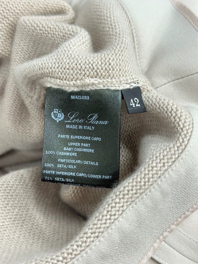 Loro Piana LORO PIANA Small cashmere + silk sequined dress Size L / US 10 / IT 46 - 5 Thumbnail