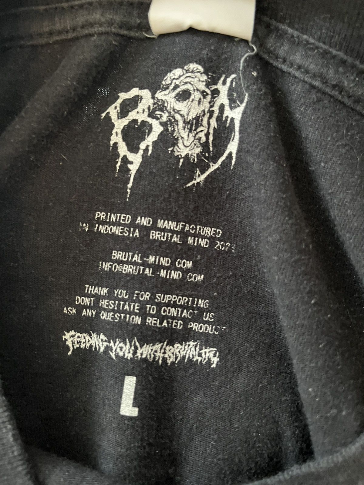 Destroy Lonely × Ken Carson × Playboi Carti Ftol records Long sleeve Size US L / EU 52-54 / 3 - 3 Thumbnail