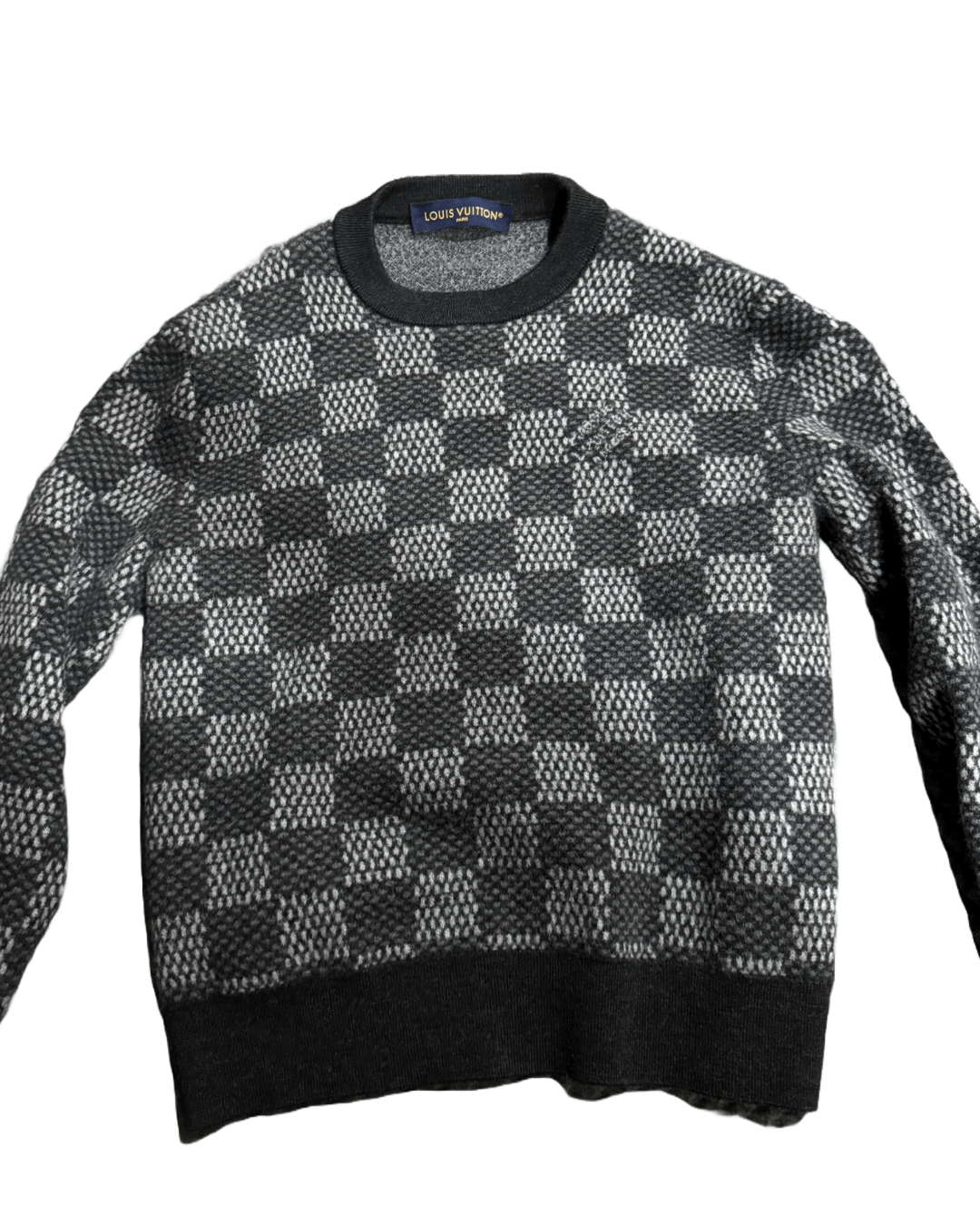 Louis Vuitton Damier Wool Crewneck Size US S / EU 44-46 / 1 - 3 Thumbnail