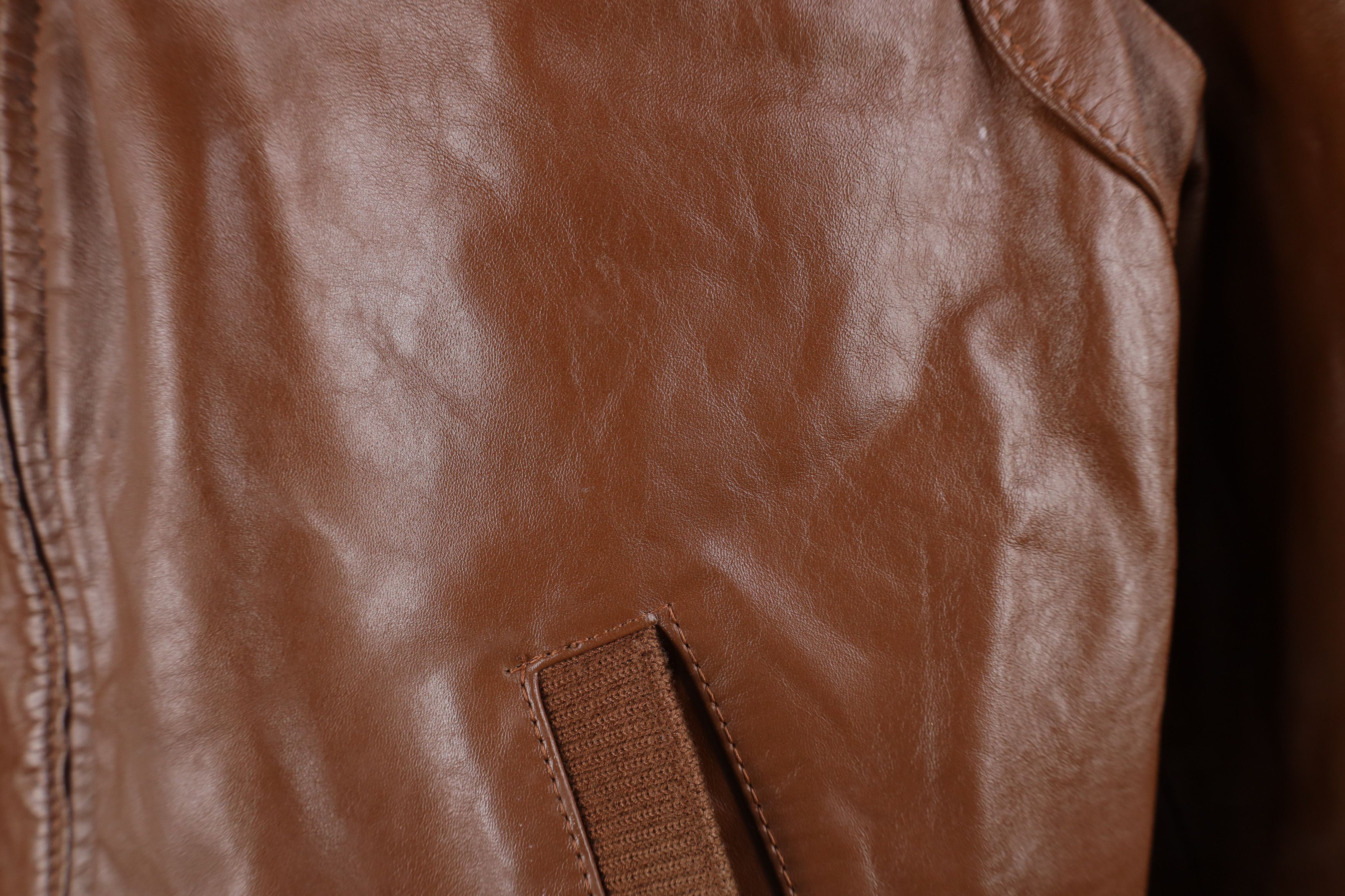 Vintage Vintage 70s 80s Streetwear Leather Cafe Racer Bomber Jacket Size US XXL / EU 58 / 5 - 8 Thumbnail