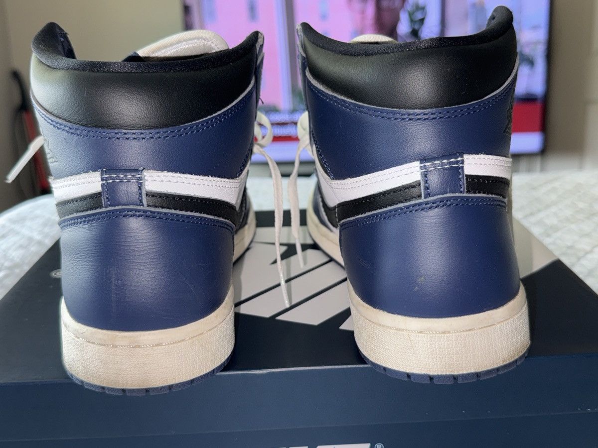 Jordan Brand Jordan 1 Retro High OG ‘ Midnight Navy ’ Size US 9 / EU 42 - 3 Thumbnail