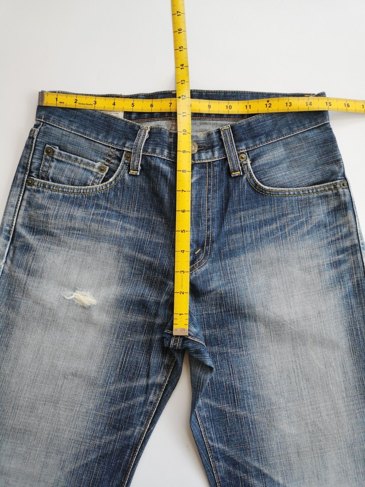 Edwin Edwin 503 Faded Denim Jeans Size US 30 / EU 46 - 11 Thumbnail
