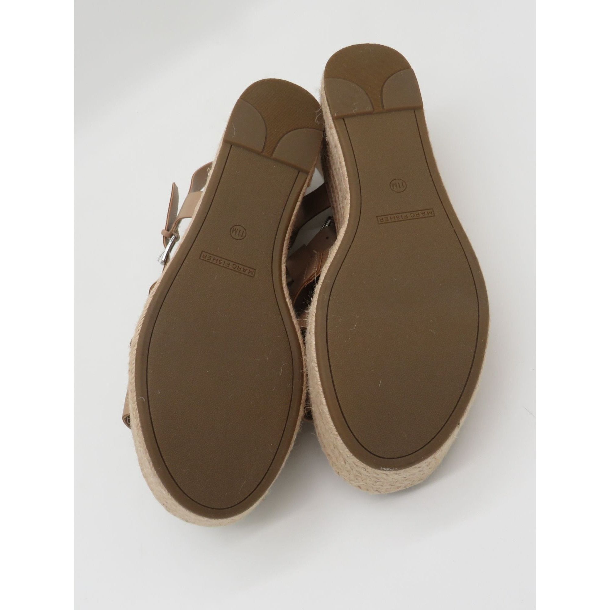 Marc Fisher Marc Fisher Women's Tan Strappy Espadrille Platform Sandals Size US 11 / IT 41 - 7 Thumbnail