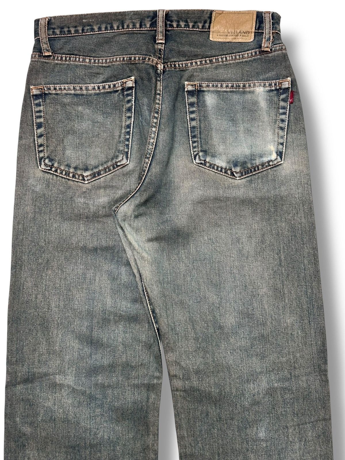 Japanese Brand Villand Vintage Single R Straight Loose Style and Faded Wash Size US 30 / EU 46 - 6 Thumbnail