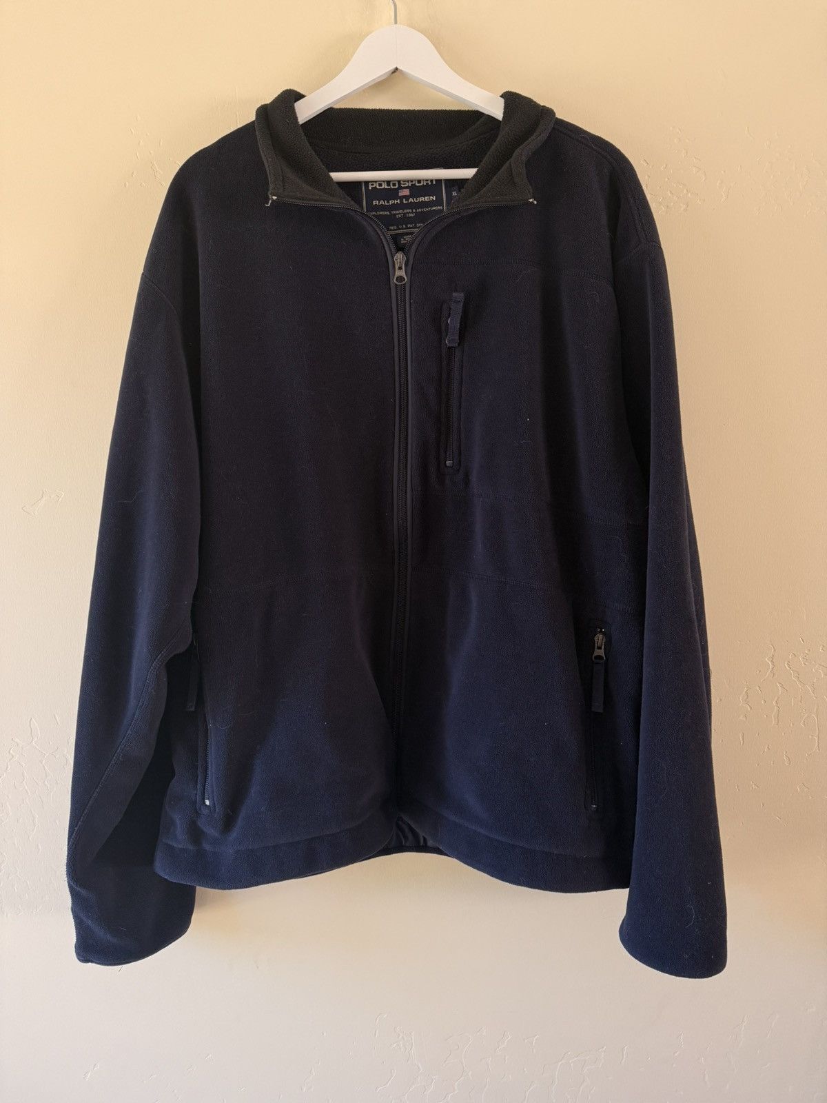 Polo Ralph Lauren Vintage Polo Sport Dark Blue Jacket Size US XL / EU 56 / 4 - 1 Thumbnail