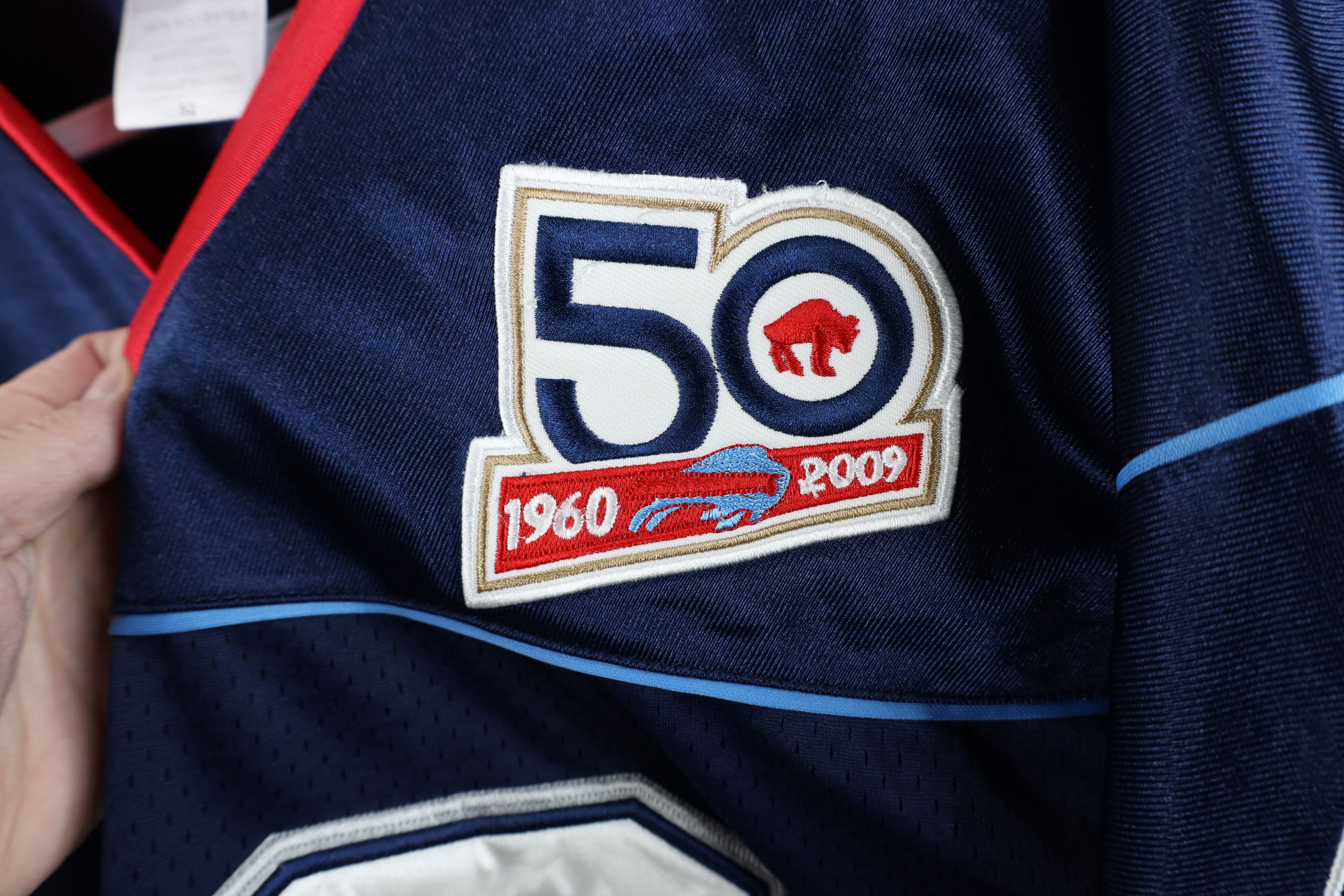 Reebok × Vintage Vintage Reebok Buffalo Football Jersey 50th Anniversary Size US XXL / EU 58 / 5 - 5 Thumbnail