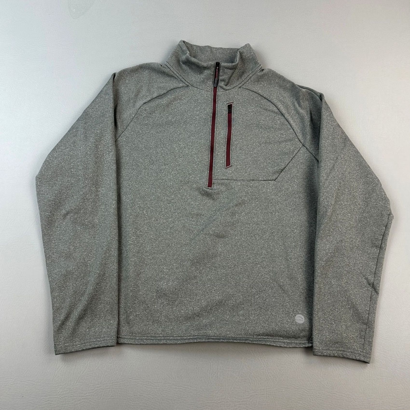 Vintage LL Bean Mountain Fleece Pullover Mens L Gray 1/2 Zip Outdoor Sweater Regular Size N/A Size US L / EU 52-54 / 3 - 2 Thumbnail