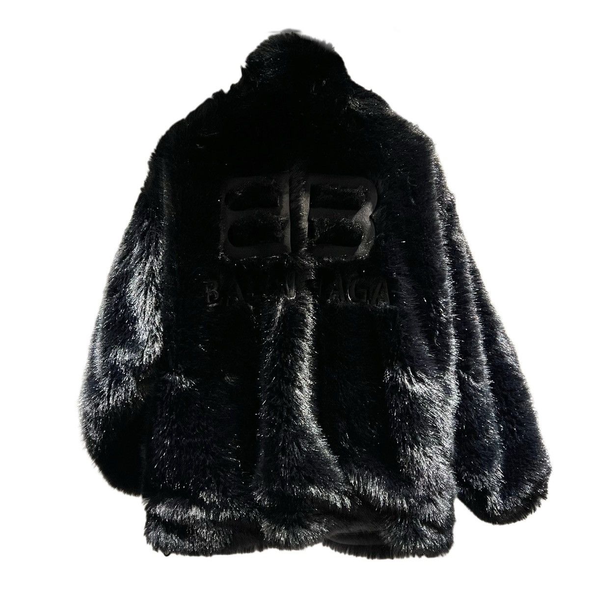 Balenciaga Balenciaga Logo Fur Jacket Size US M / EU 48-50 / 2 - 3 Thumbnail