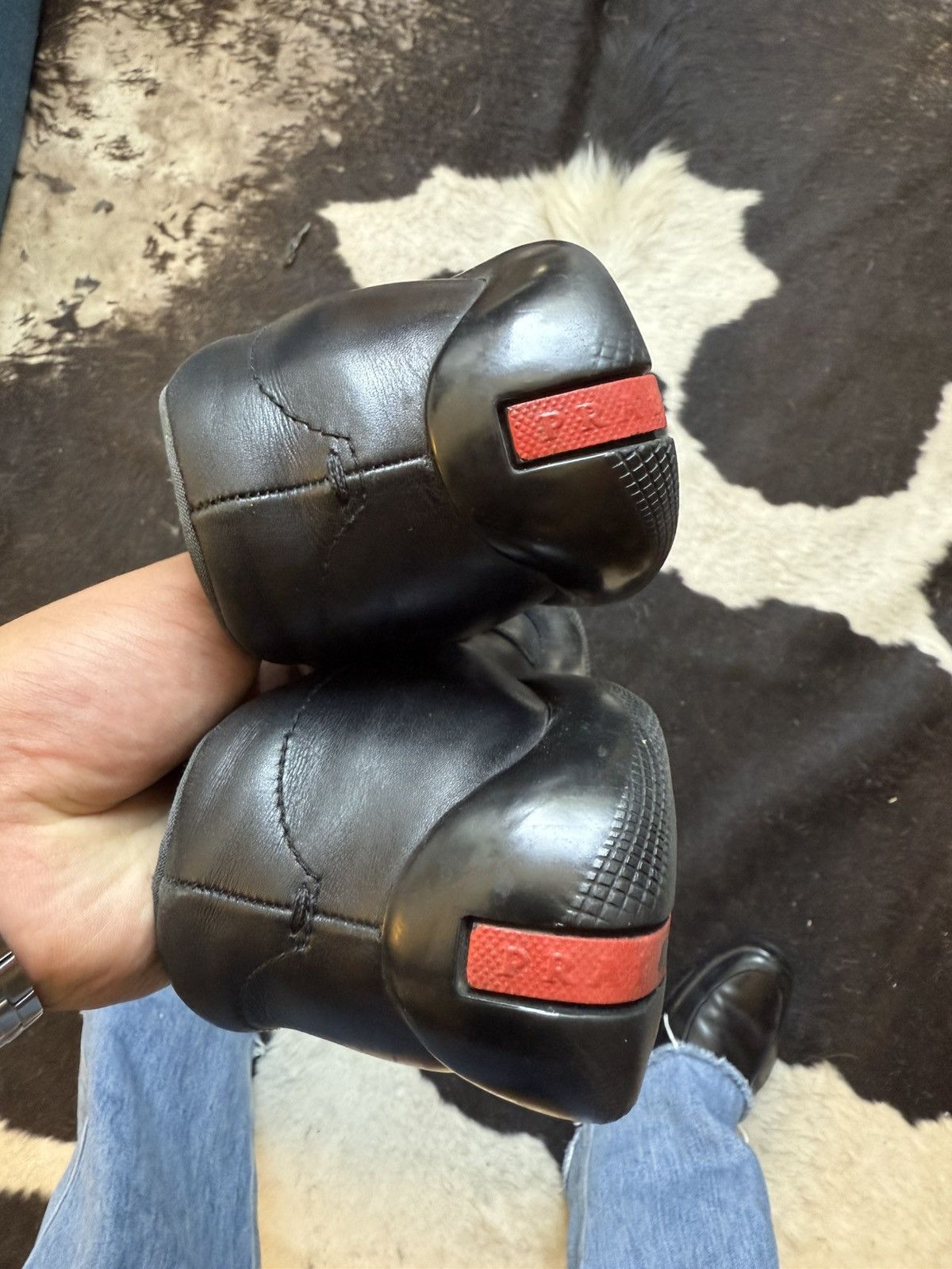Prada Vintage Prada Vibram Slip Ons Size 8-10 Size US 8 / EU 41 - 11 Thumbnail
