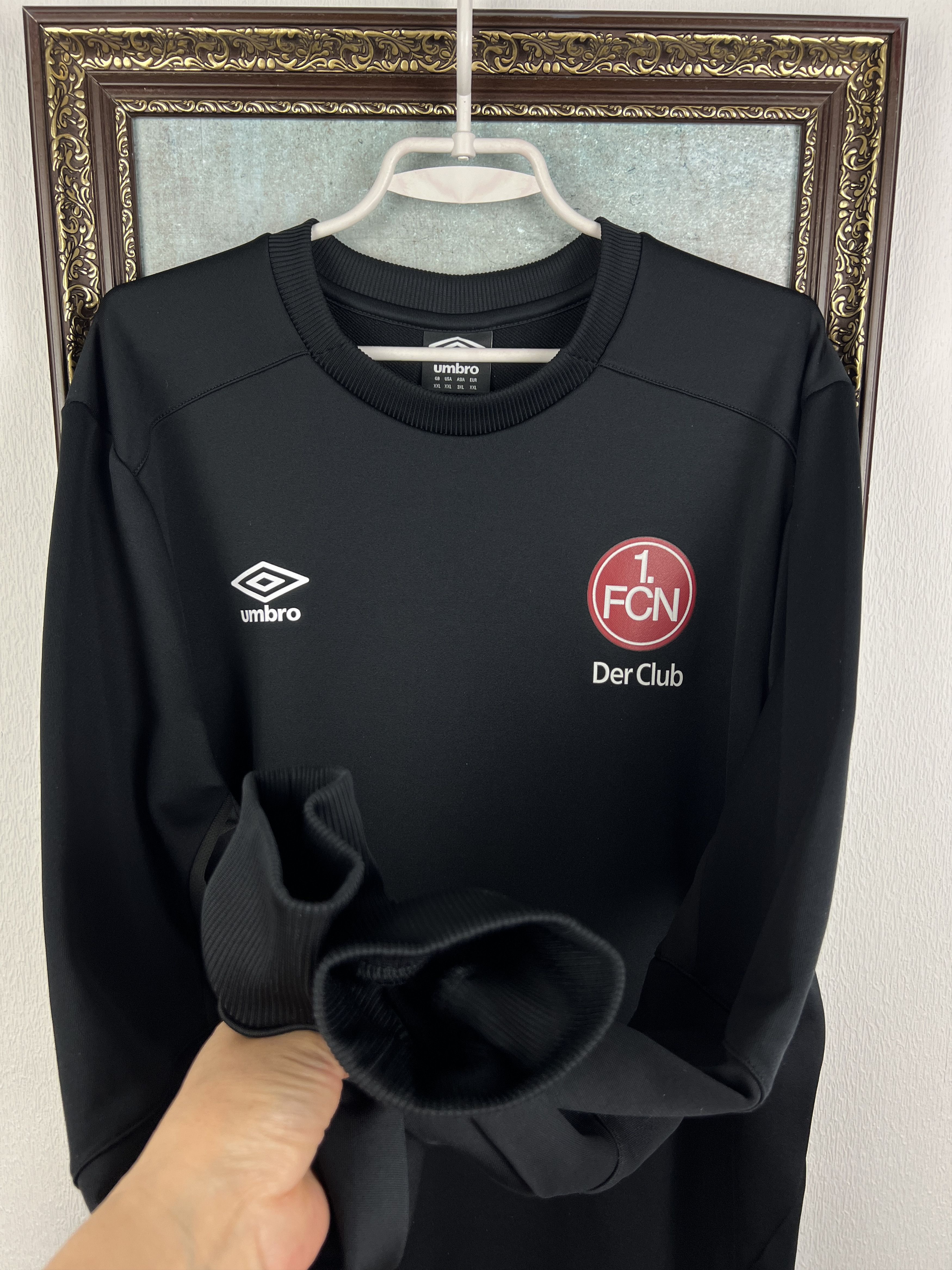 Umbro Nurnberg 1. FCN Football Sweatshirt Soccer Jacket Crewneck Size US XXL / EU 58 / 5 - 4 Thumbnail