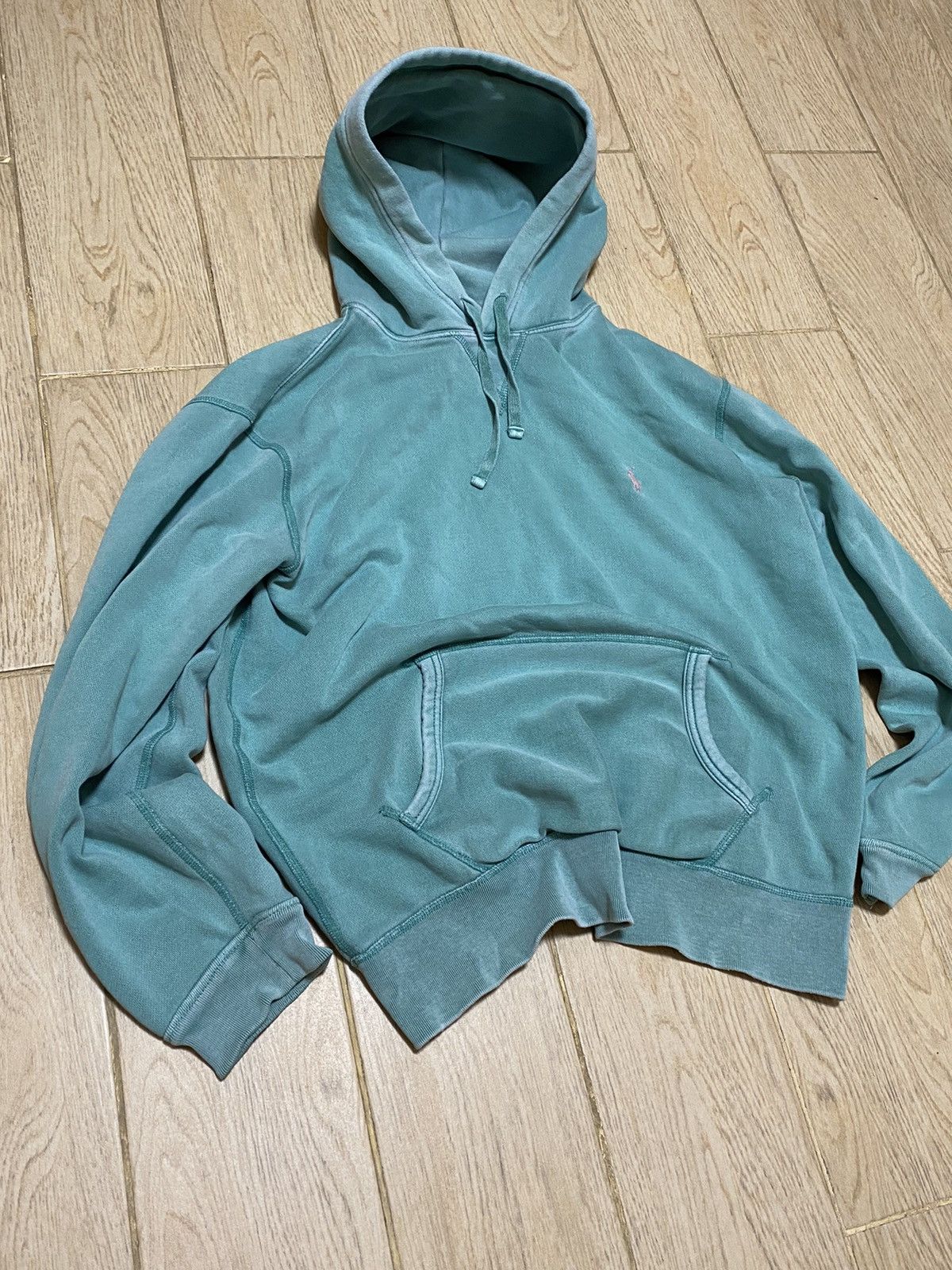 Polo Ralph Lauren × Vintage Vintage Polo Ralph Lauren distressed hoodie Size US M / EU 48-50 / 2 - 2 Thumbnail