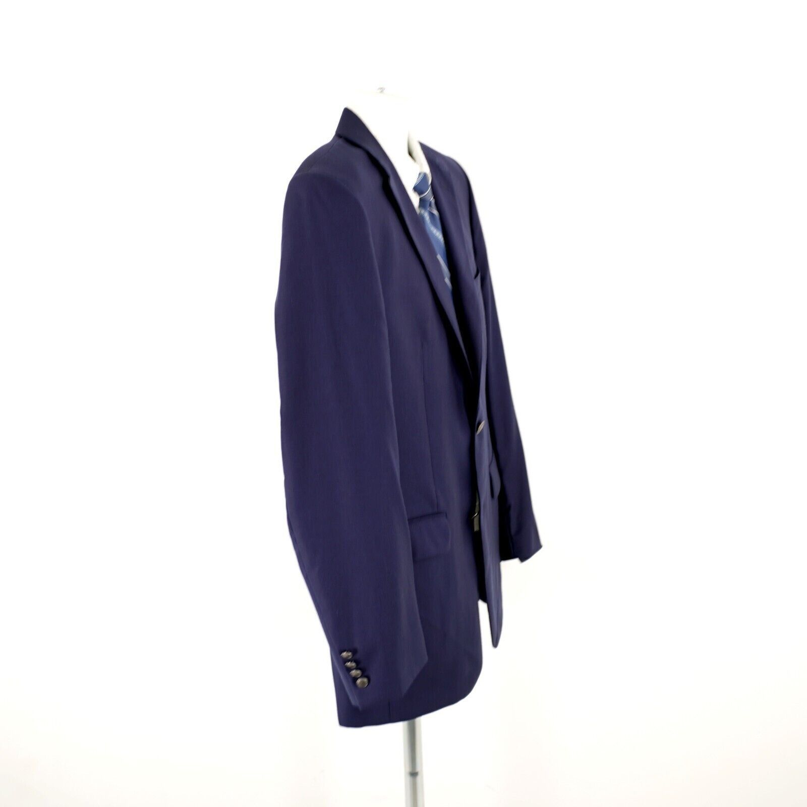 Jos. A. Bank Jos A Bank Traveler's Tailored Fit Wool 2 Button Blue Blazer Size 40R - 8 Thumbnail