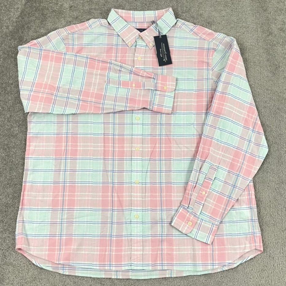 Vineyard Vines VINTAGE Vineyard Vines Button-Down Shirt Men 2XL Plaid Cotton Casual Classic Size US XXL / EU 58 / 5 - 2 Thumbnail