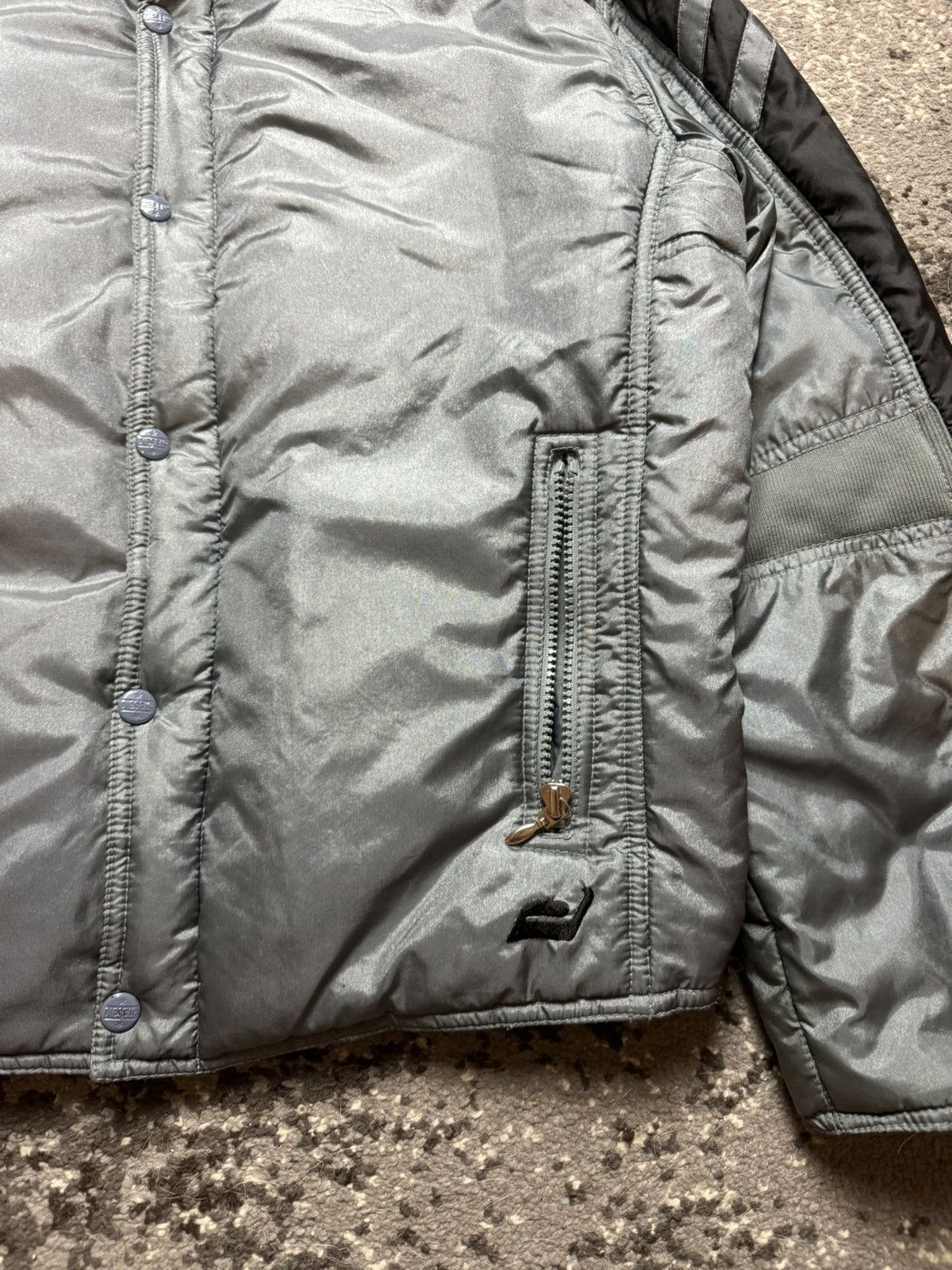 Diesel × Japanese Brand × Vintage Vintage Y2K Diesel Starnylon Metal Motorcycle Opium Bomber Size US S / EU 44-46 / 1 - 3 Thumbnail