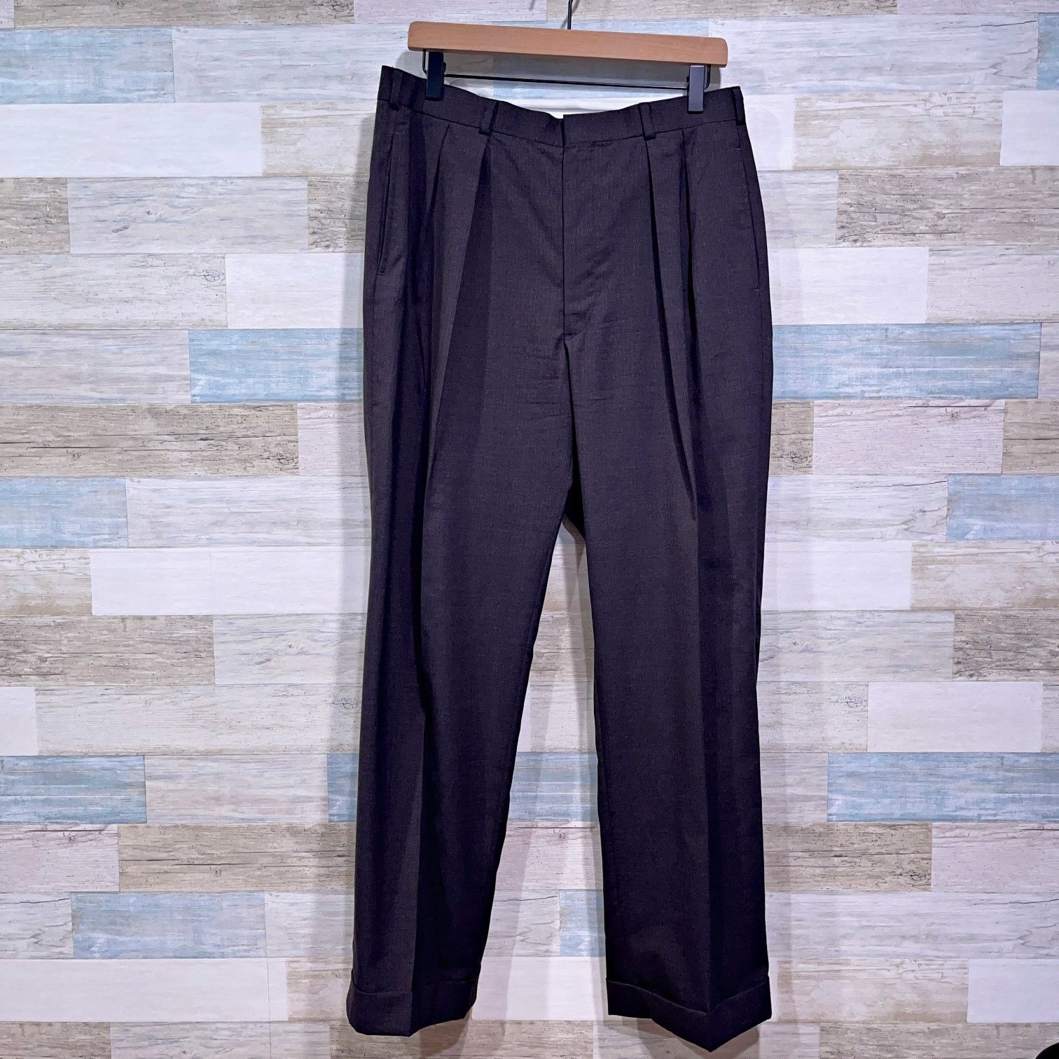 Southwick Southwick Wool Striped Bespoke Suit Gray 3 Button 42R 35x31 Size 42R - 9 Thumbnail
