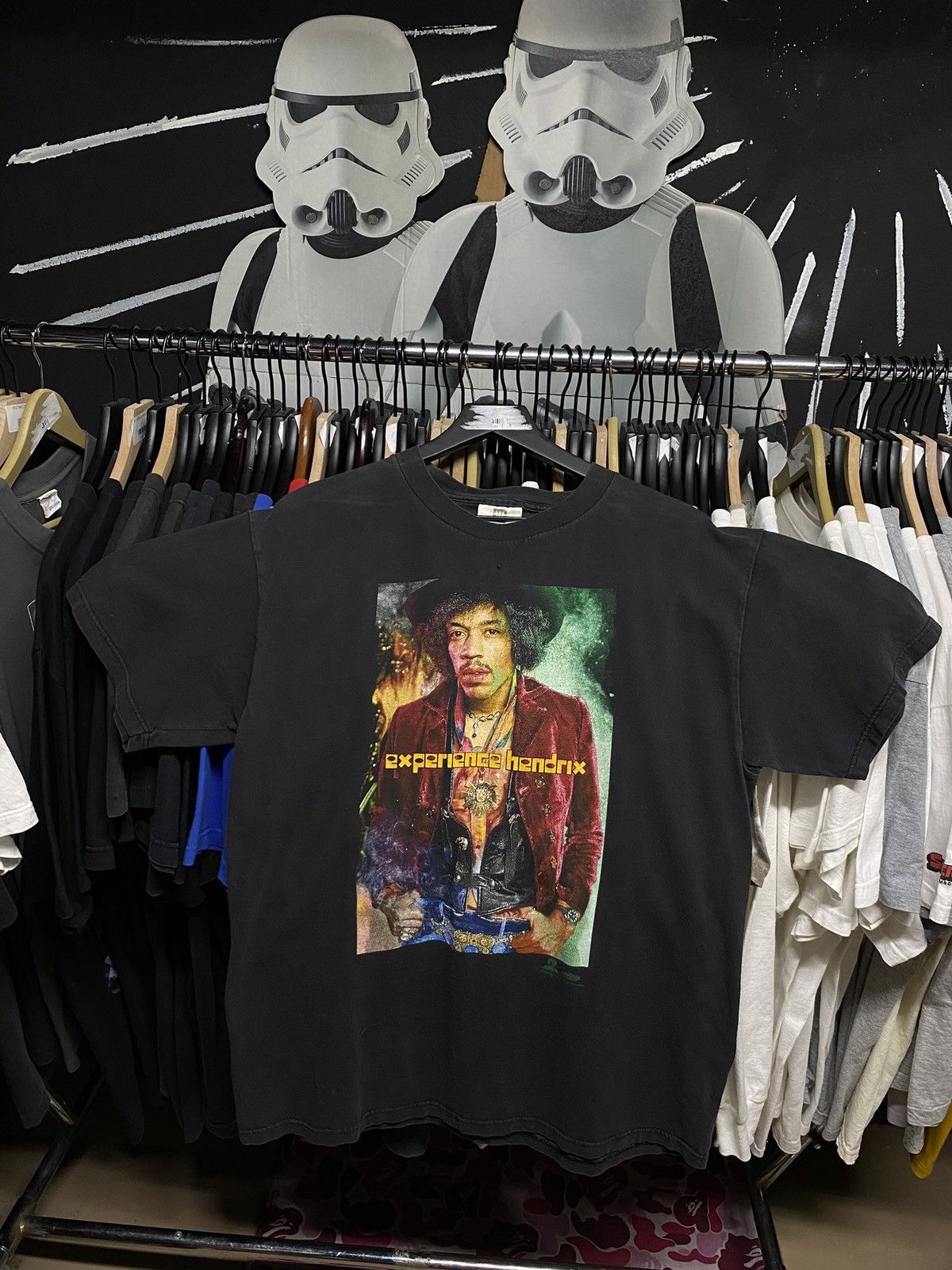 90's Vintage Jimi Hendrix Band Tee Shirt Large